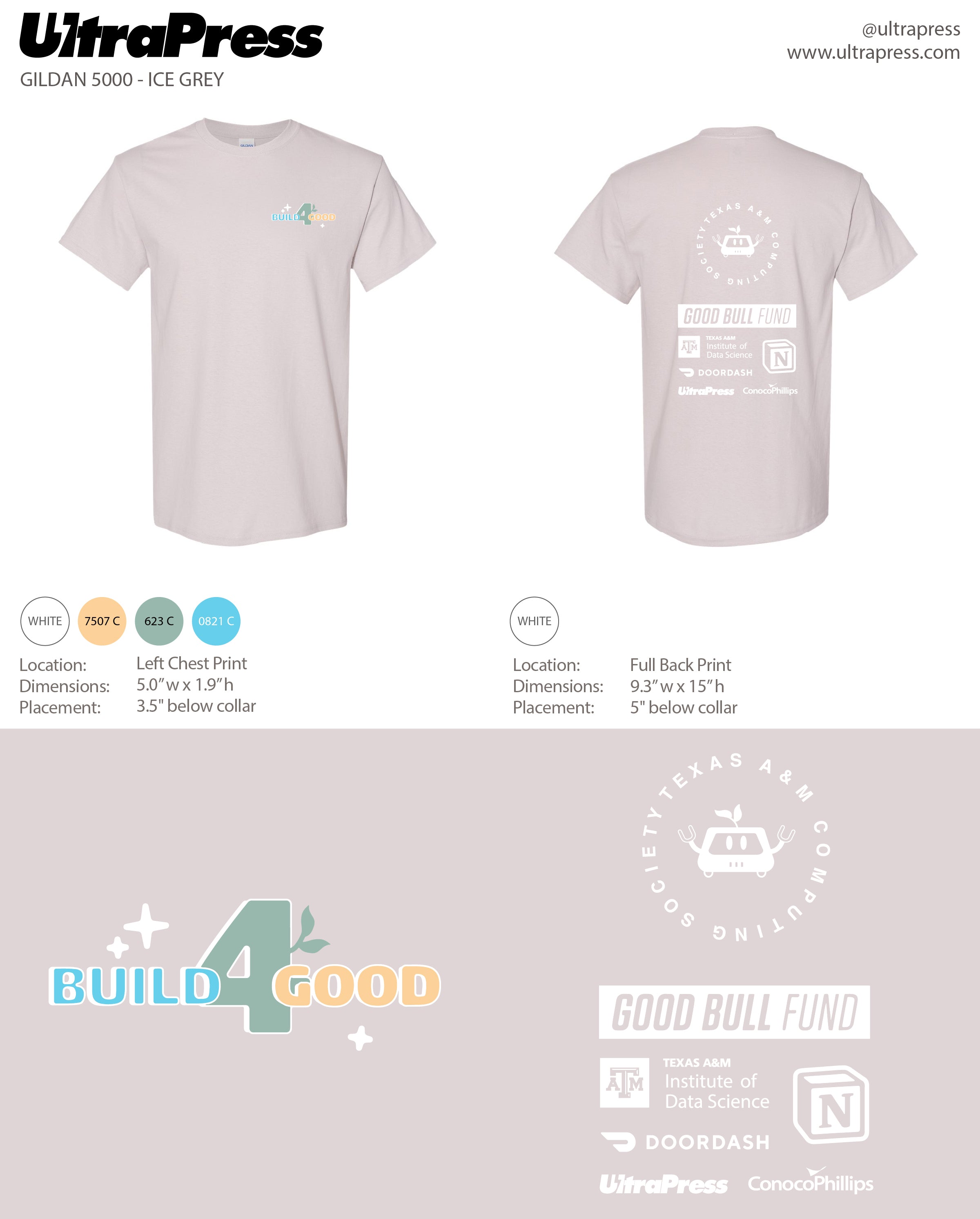 UP-SP-66600 Build 4 Good Tees 2024 144 Min Qty (BULK)