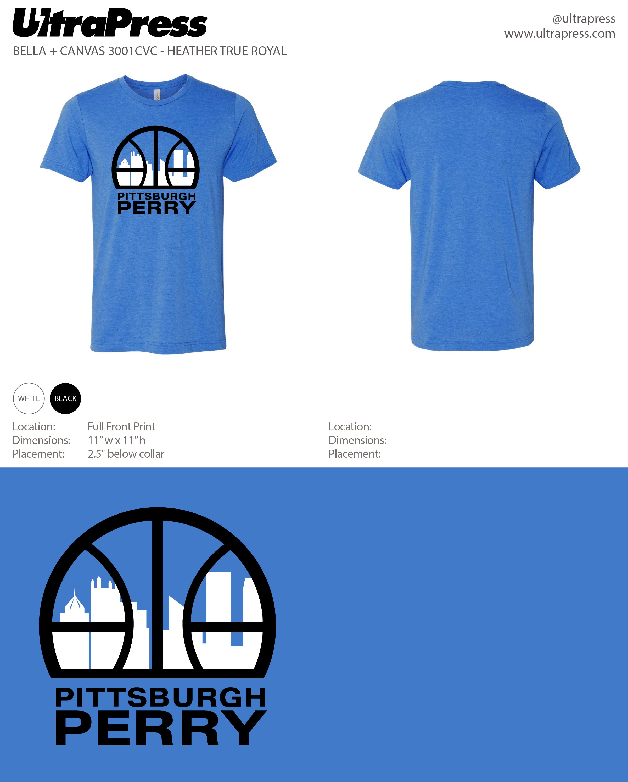 UP-SP-66656 Pittsburgh Perry Tees 2024 (BULK)