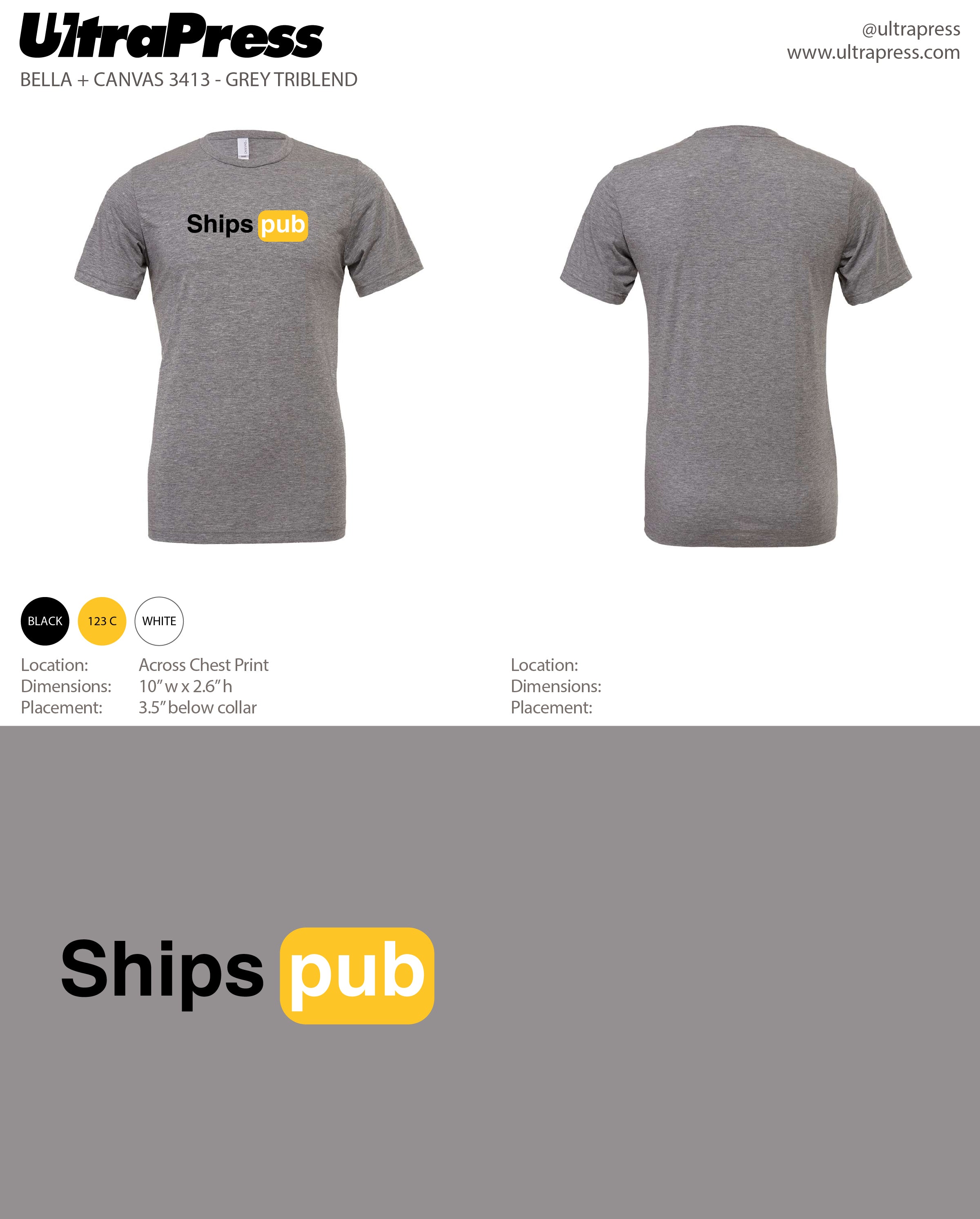 UP-SP-66754 Ships Pub Tees 2024 72 Min Qty (BULK)