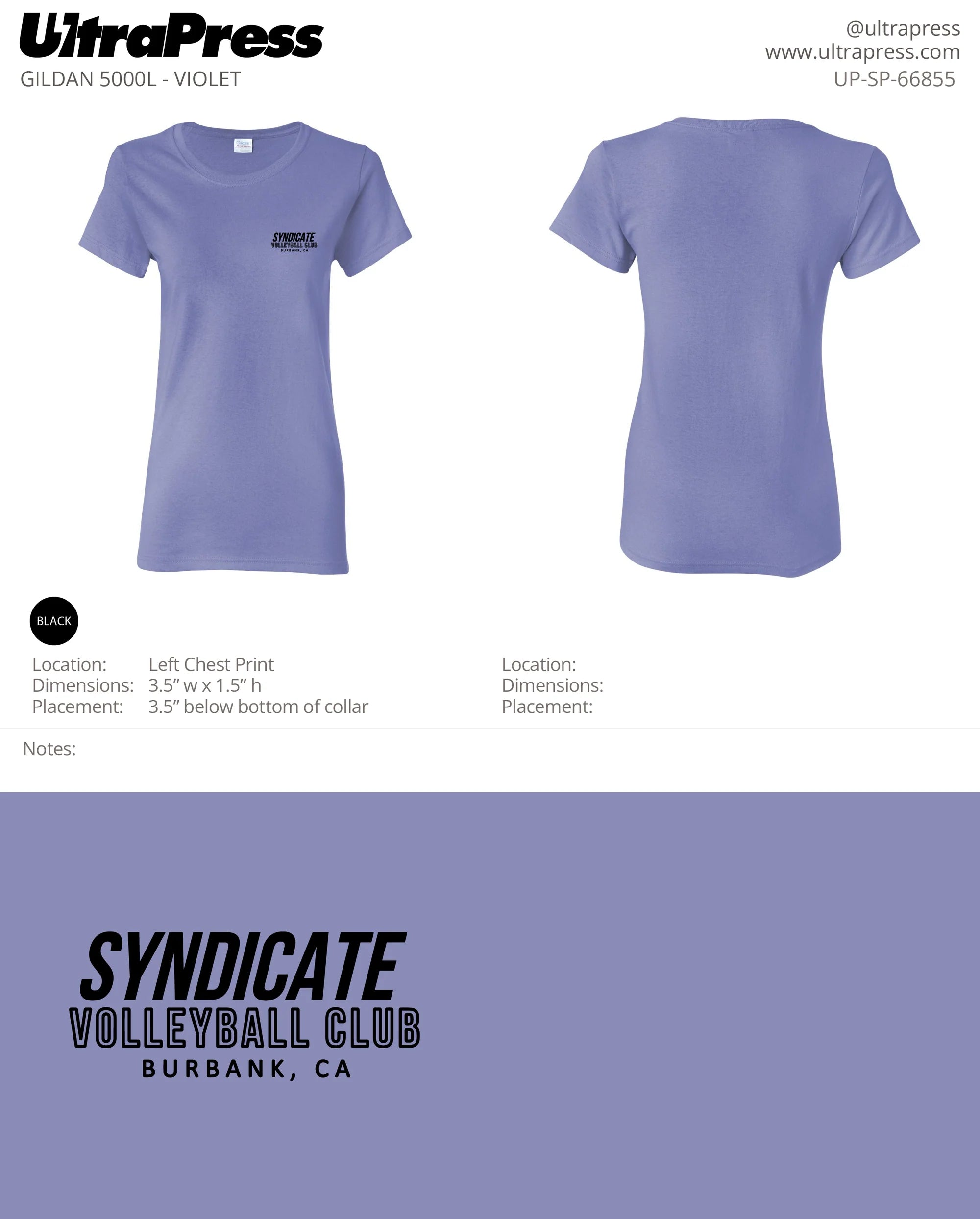 UP-SP-66855 Syndicate Volleyball Club - Michael James 50 Min Qty (Bulk)