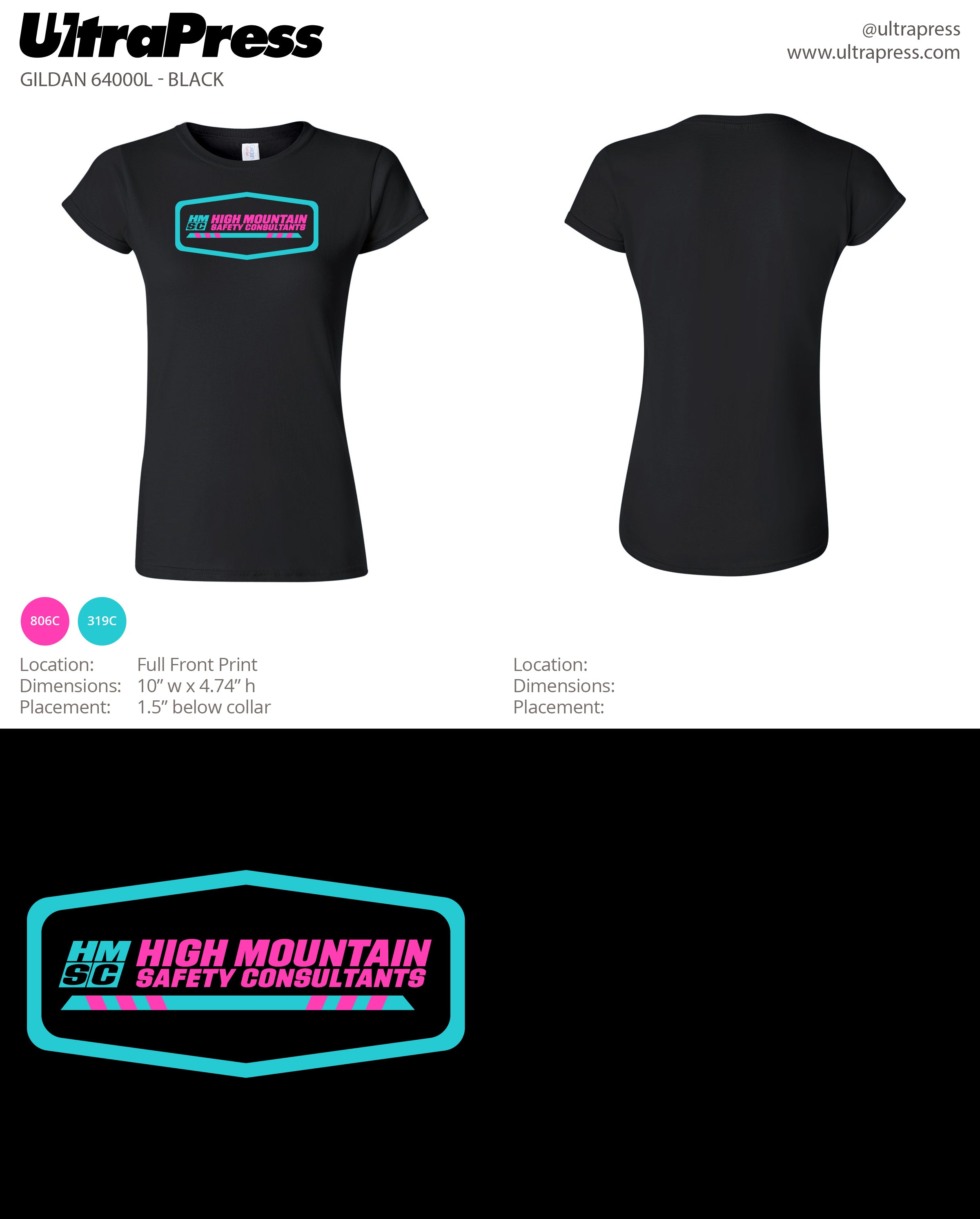 UP-SP-66865 High Mountain Safety Consultants Design 1 - 100 Min Qty (BULK)