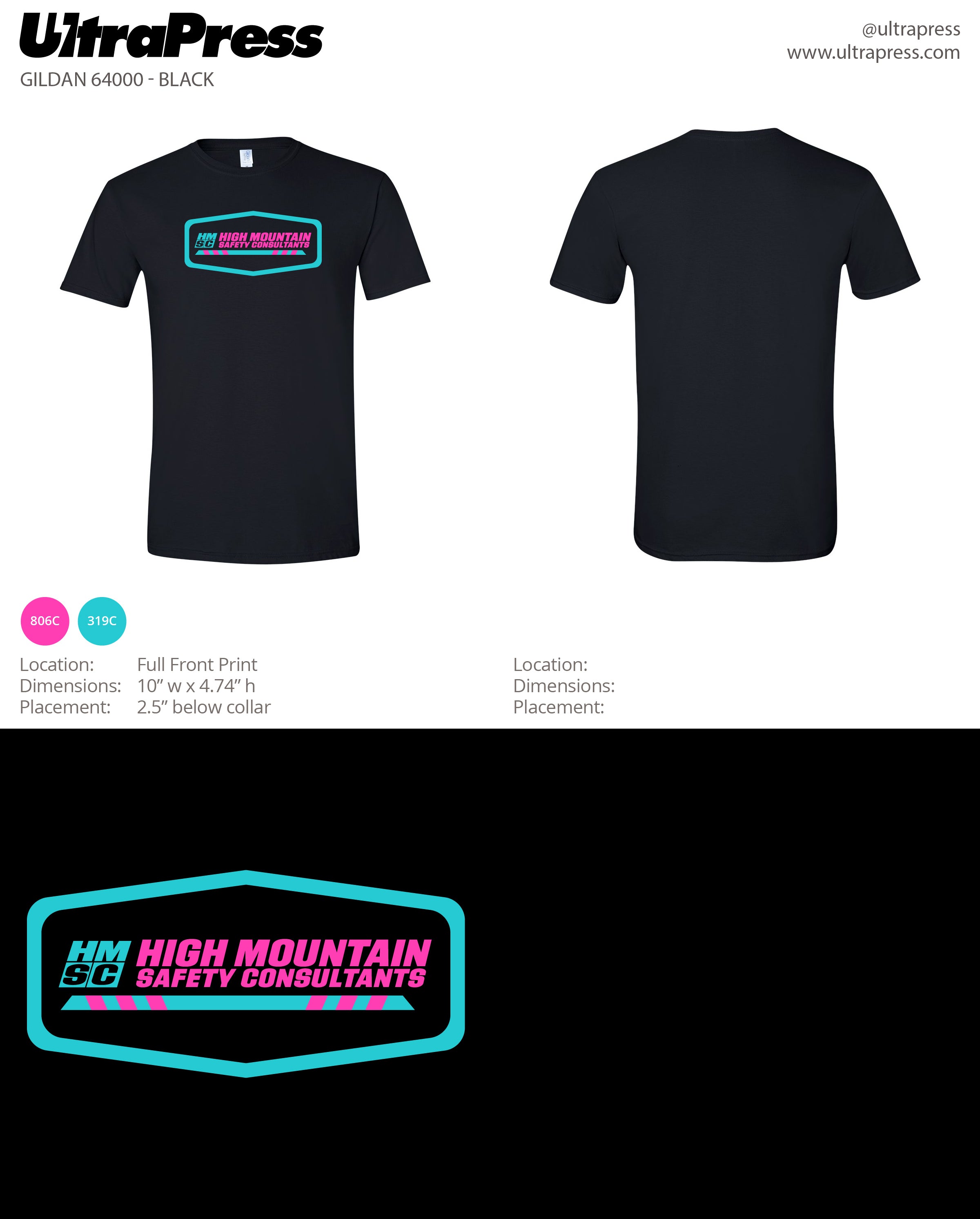 UP-SP-66865 High Mountain Safety Consultants Design 1 - 100 Min Qty (BULK)