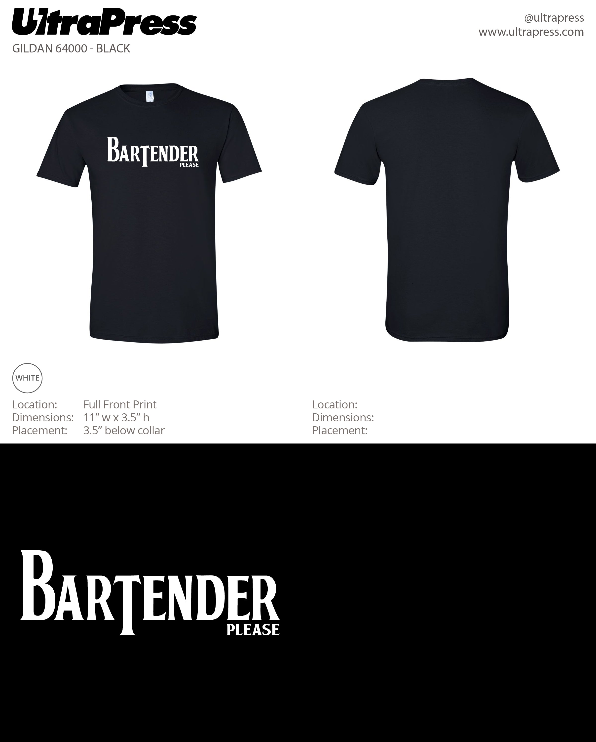 UP-SP-66897 Bartender - Nathaniel Shoshan 100 Min Qty (Bulk +FB)