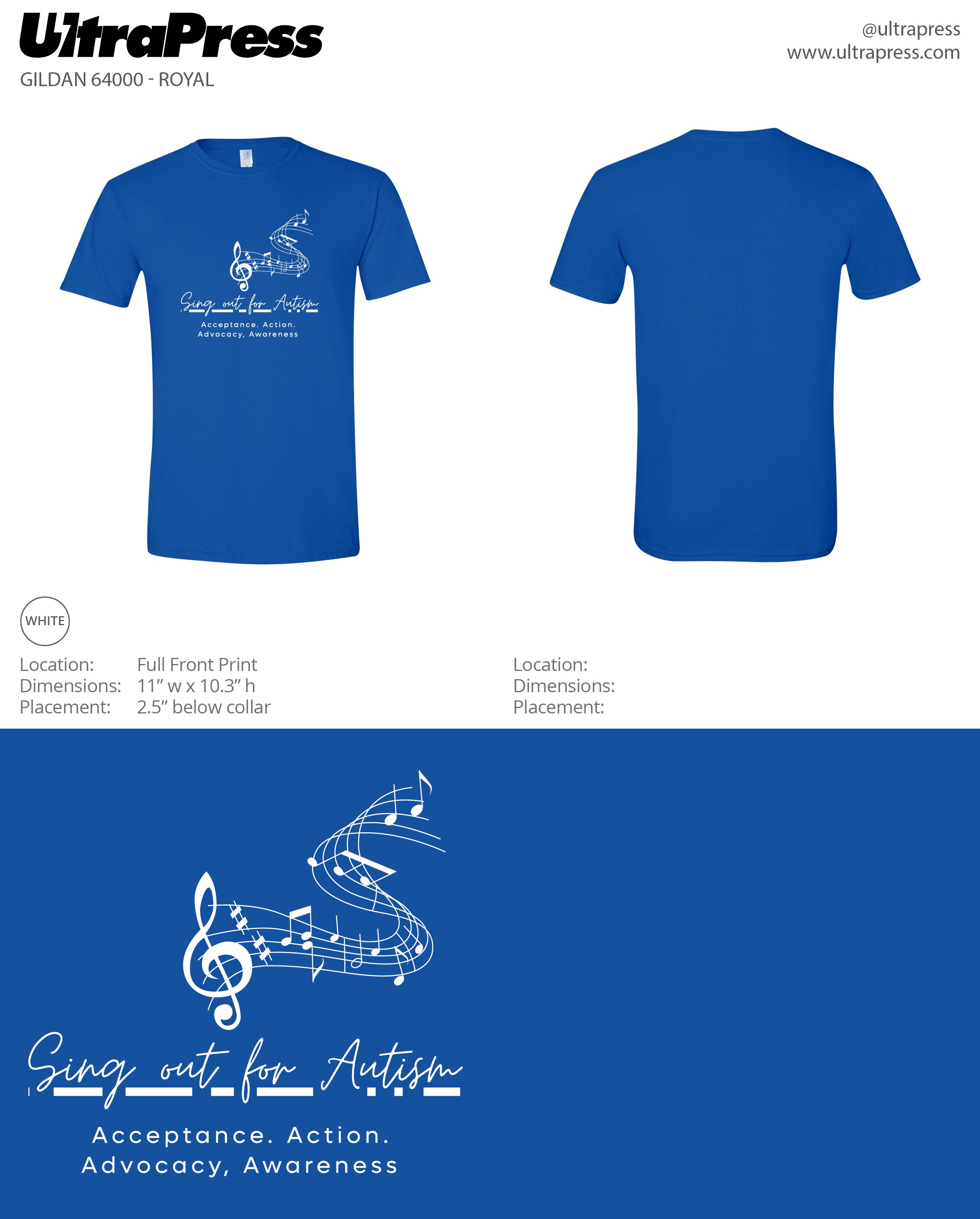 UP-SP-67073 Autism Walk - 100 Min Qty (BULK - EXPEDITED)