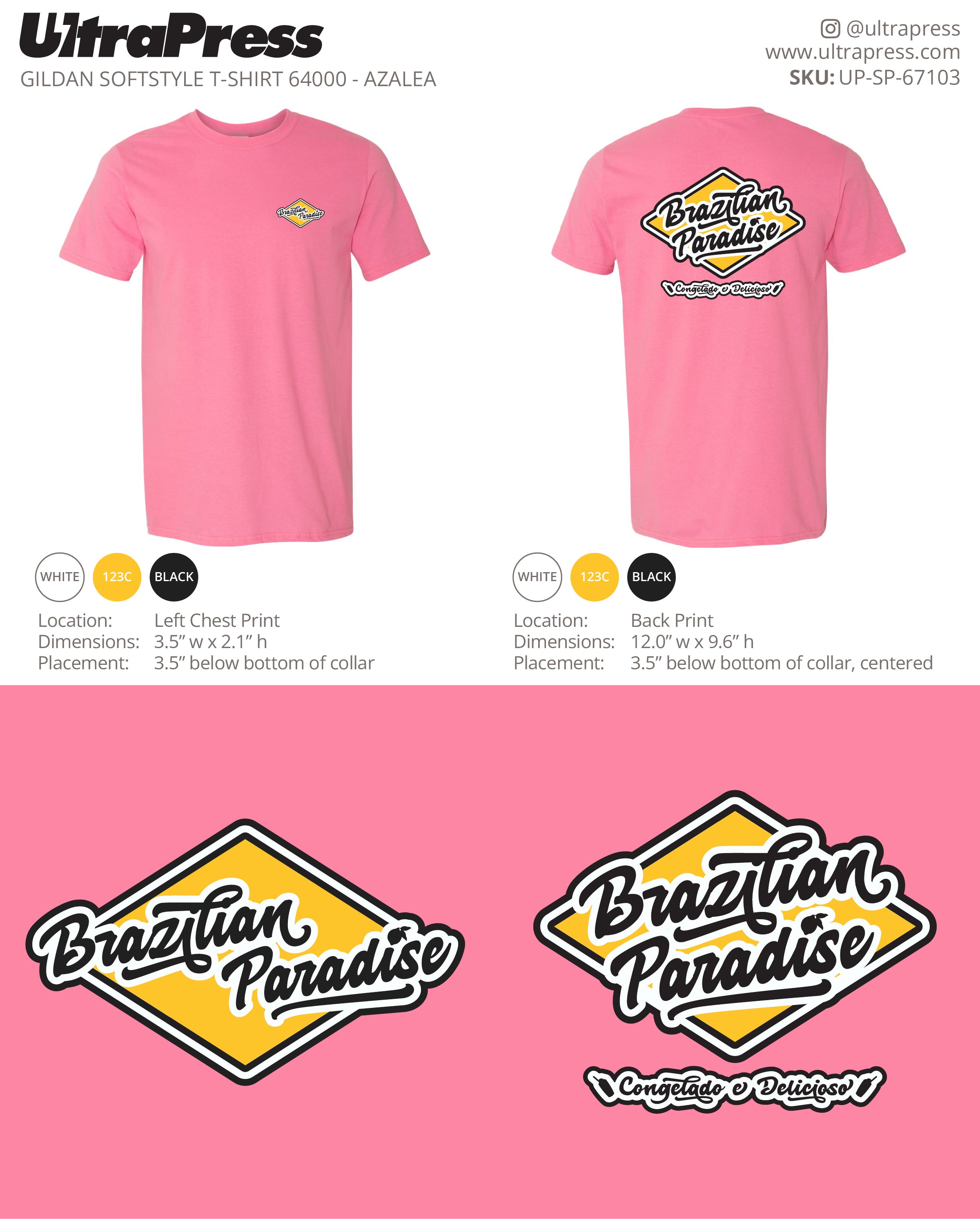 UP-SP-67103 Brazilian Paradise - Jacob Daniels 100 Pieces Package (Bulk)