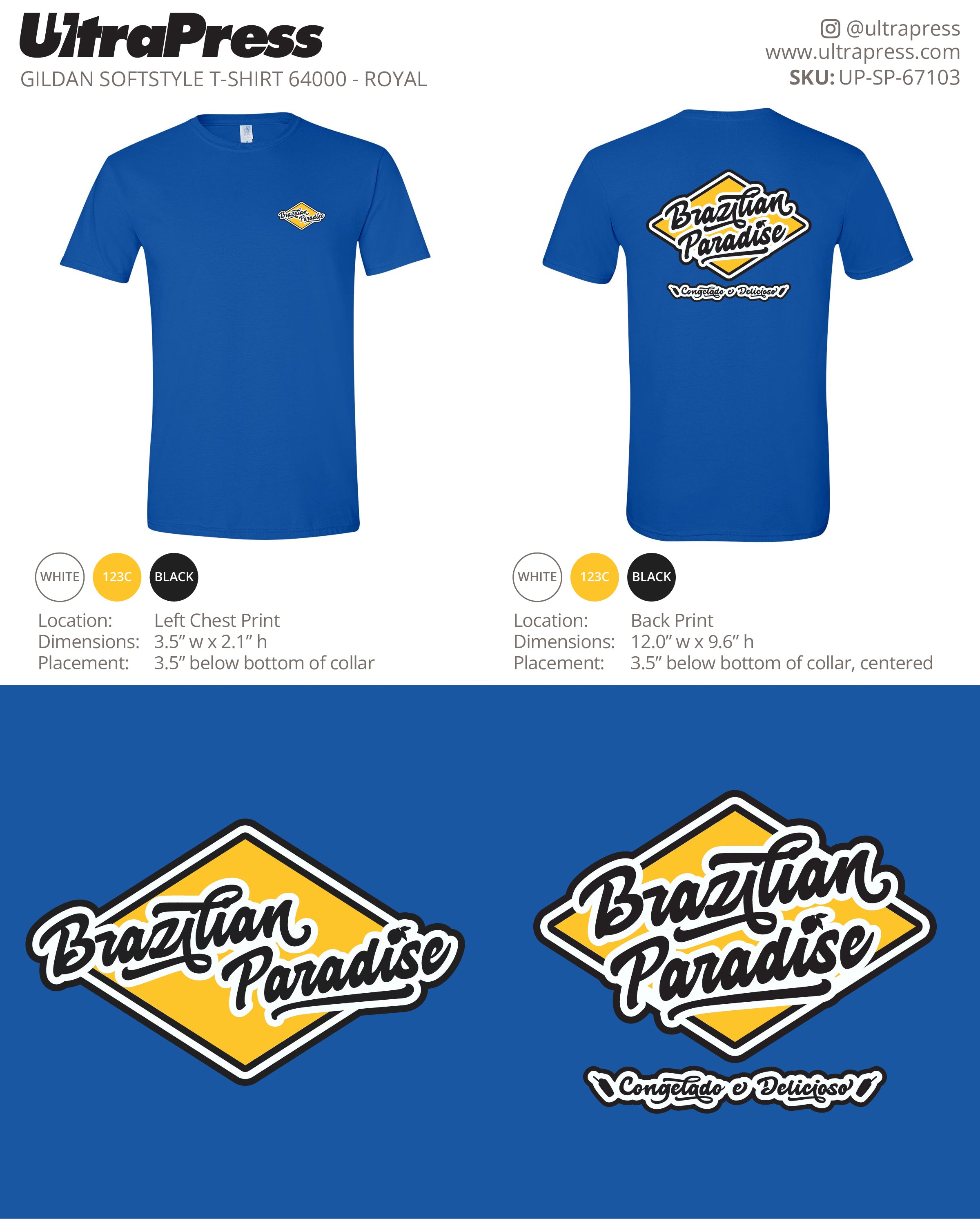 UP-SP-67103 Brazilian Paradise - Jacob Daniels 100 Pieces Package (Bulk)