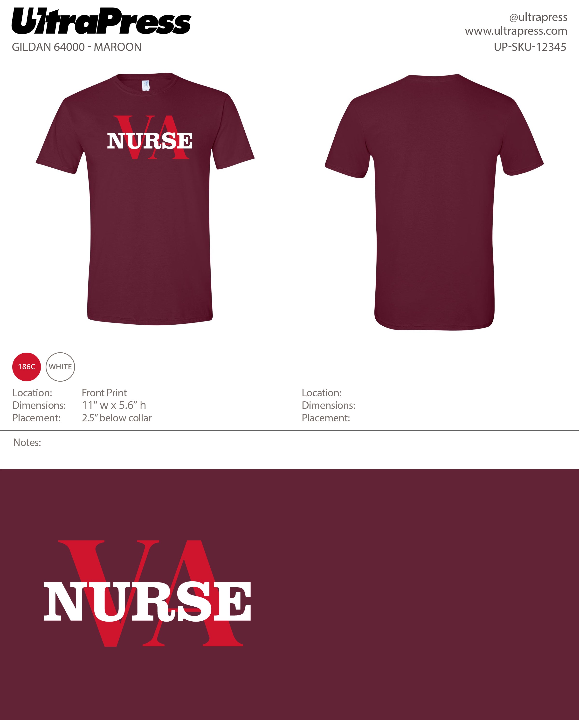 UP-SP-67134 VA Nurse - 100 Min Qty (BULK)