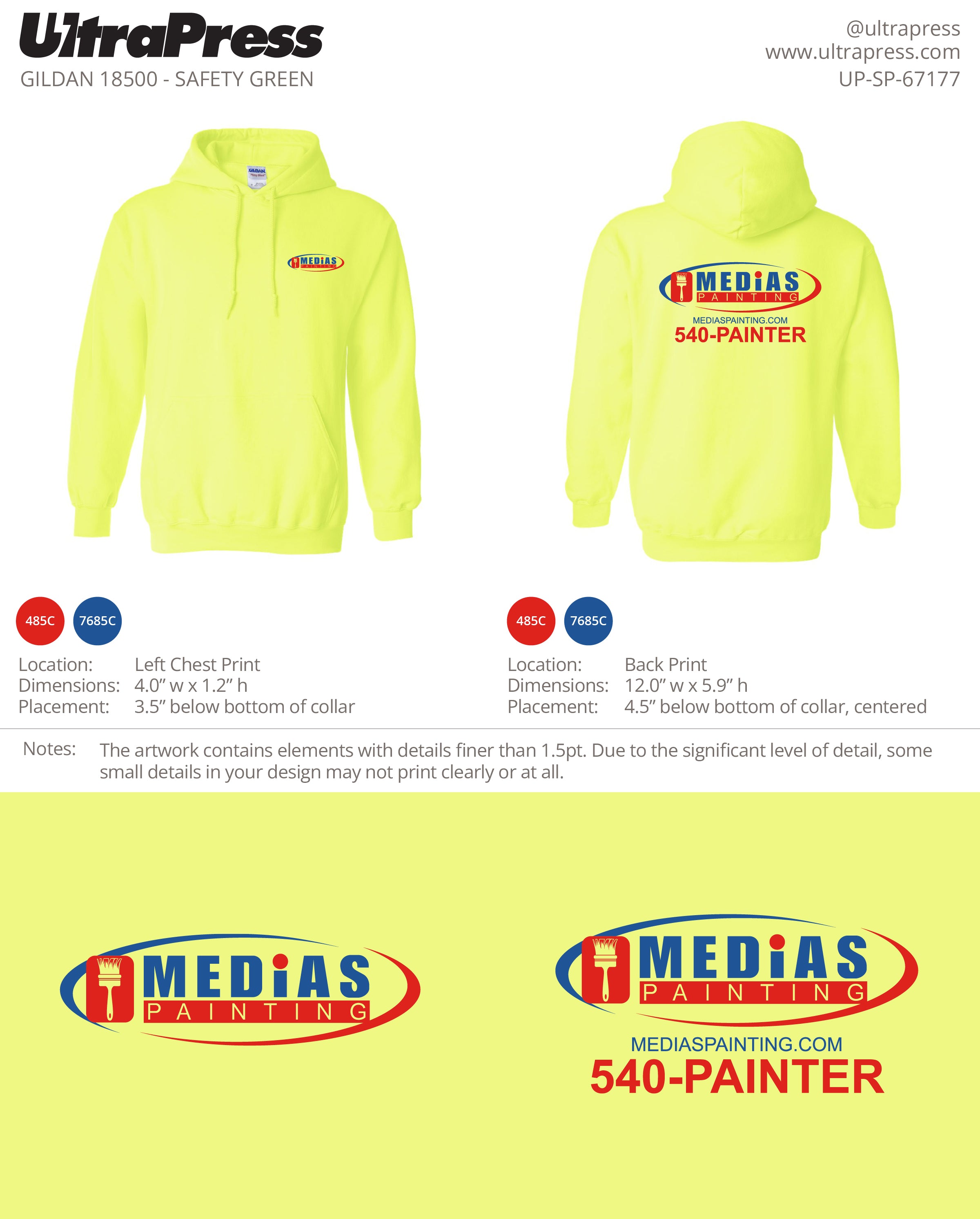 UP-SP-67177 Medias Painting - Sorin Mihalcea 50 Pieces Package (Bulk)