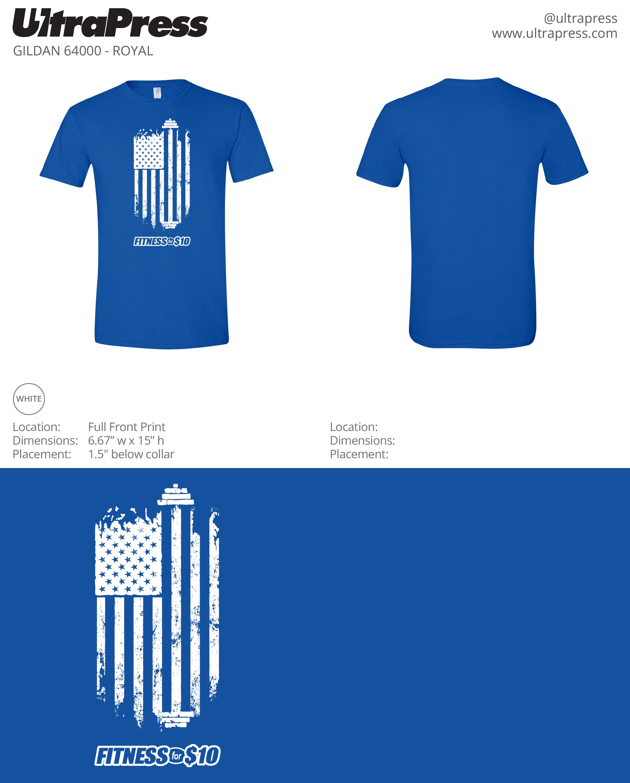 UP-SP-67195 Fitness for $10 2024 - 100 Min Qty (BULK)