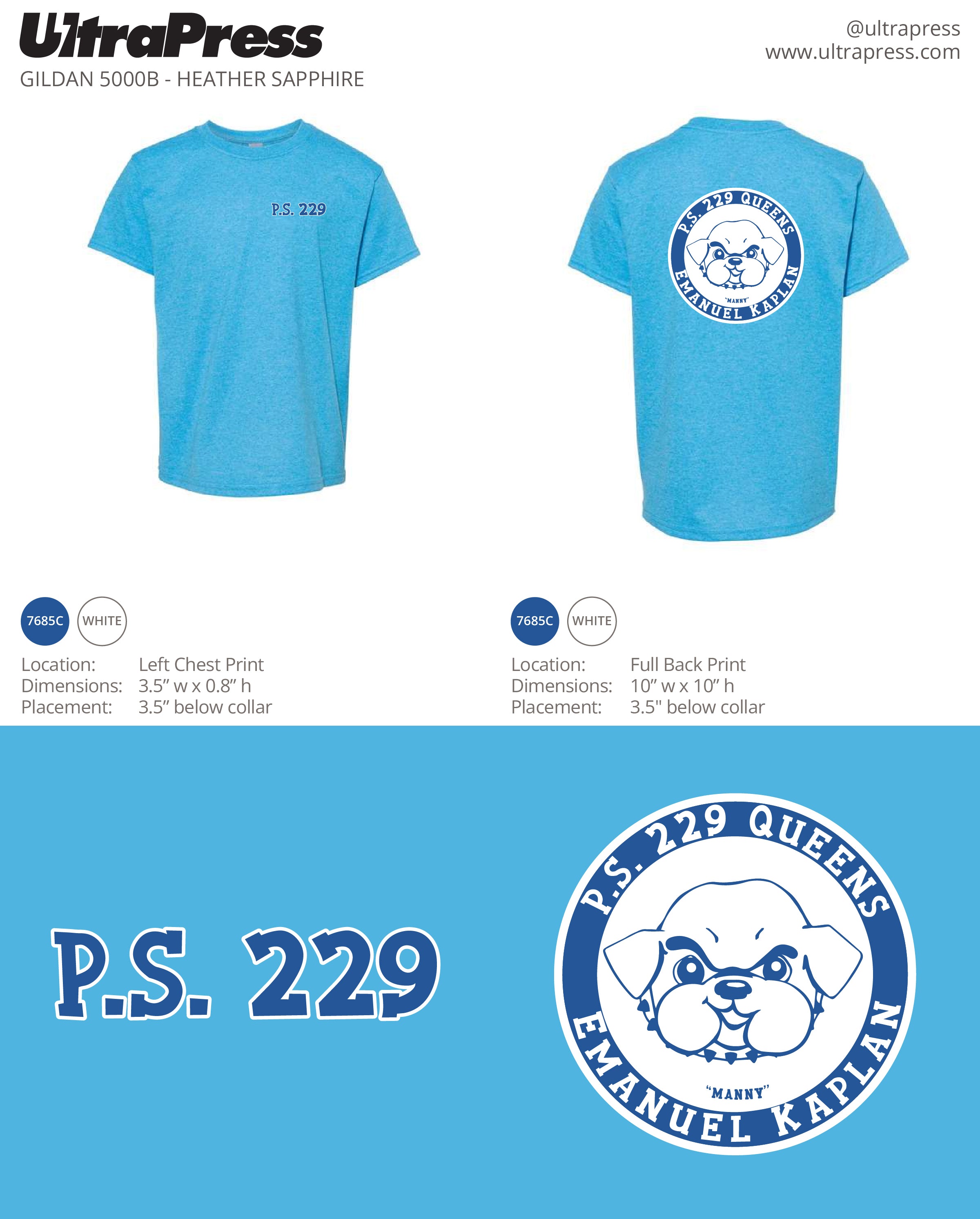 UP-SP-67230 P.S. 229 PTA Shirts (Bulk)
