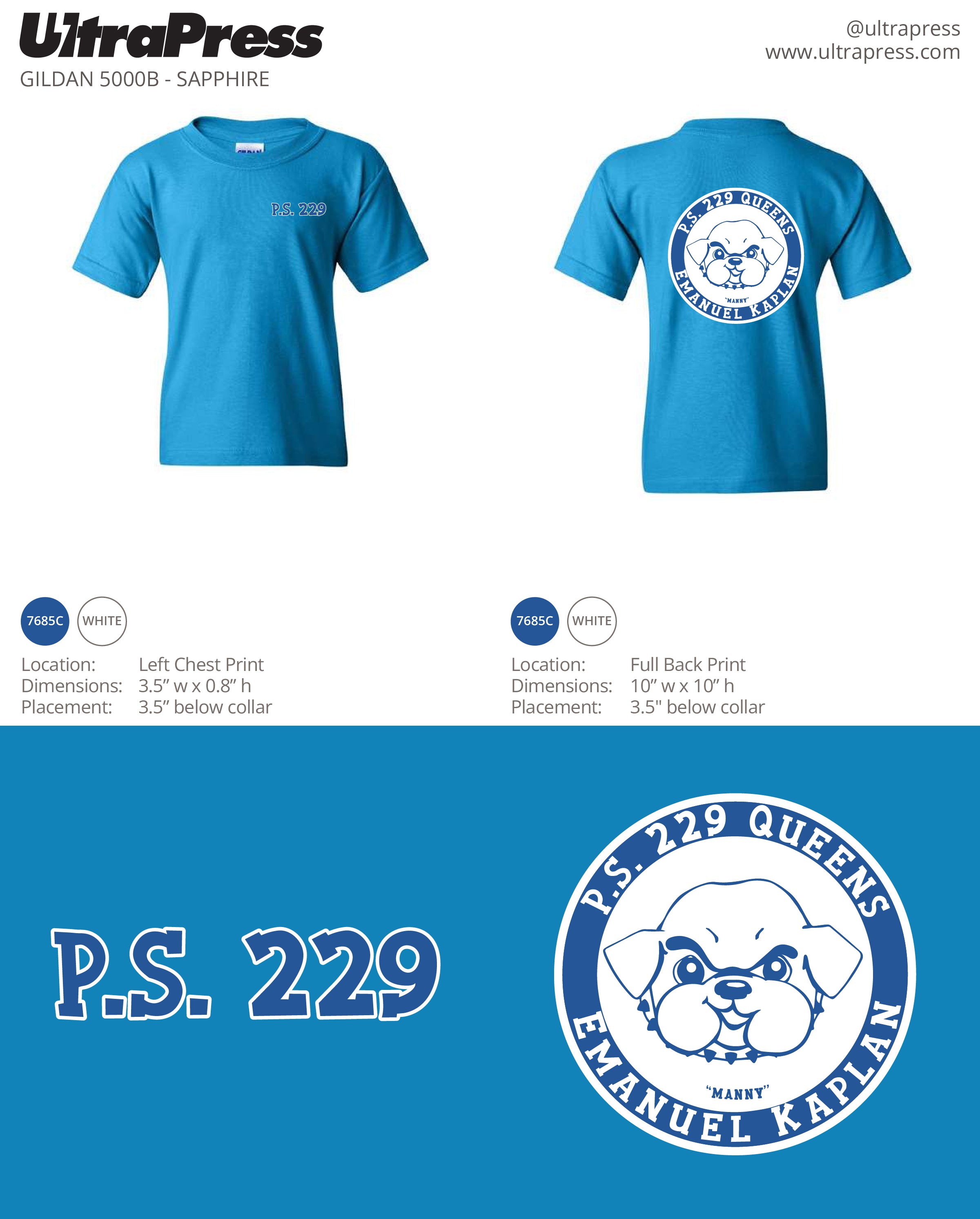 UP-SP-67230 P.S. 229 PTA Shirts (Bulk)