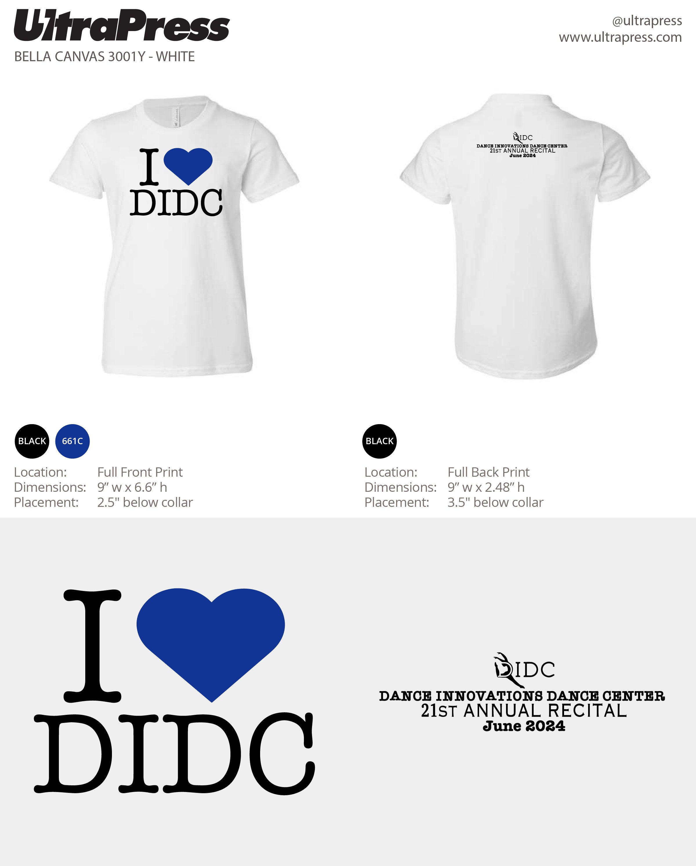 UP-SP-67271 I Love DIDC 2024 - 200 Min Qty (BULK)