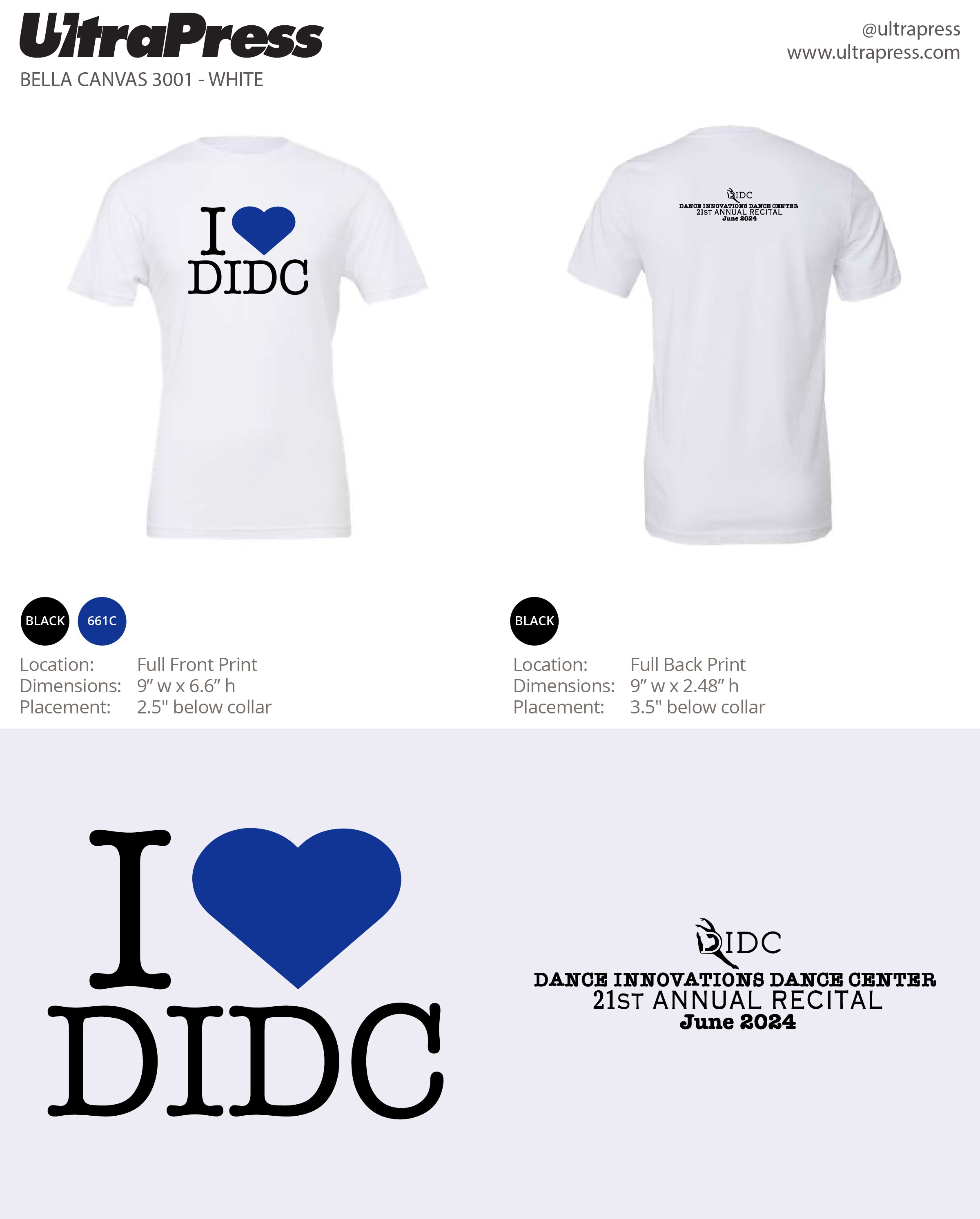 UP-SP-67271 I Love DIDC 2024 - 200 Min Qty (BULK)