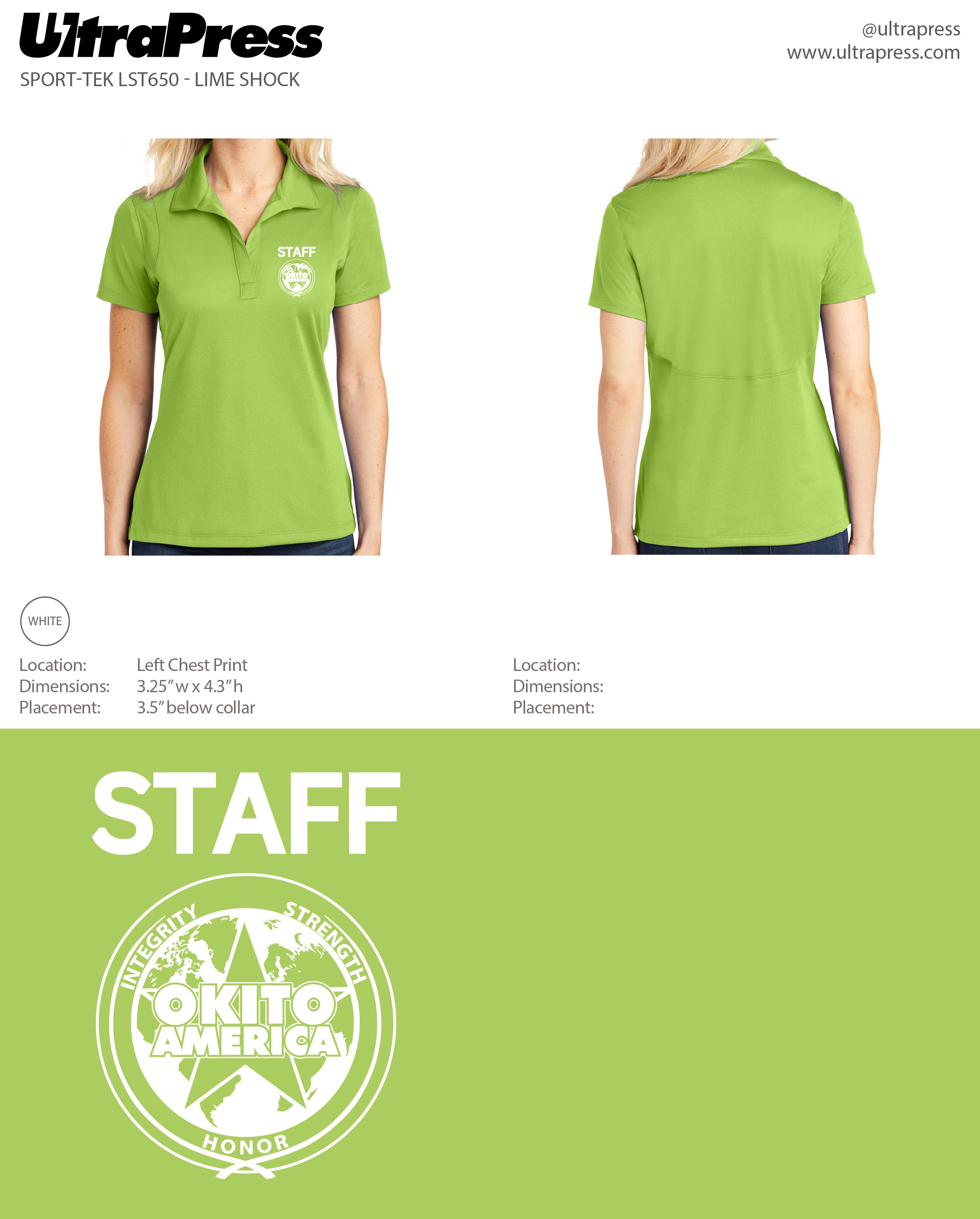 UP-SP-67276 Okito Summer Camp Adult Polos - 24 Min Qty (Bulk)