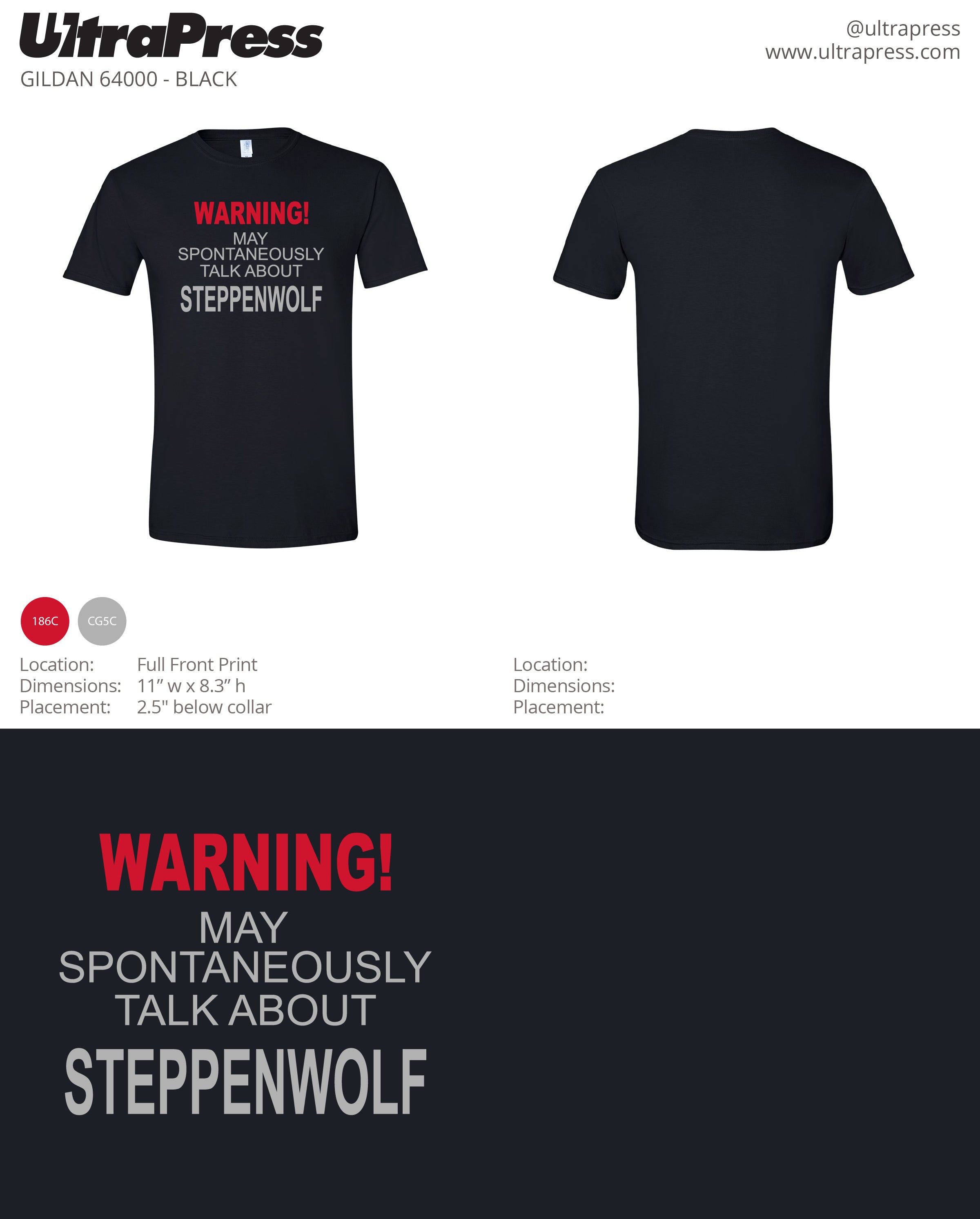 UP-SP-67299 Steppenwolf 2024 - 100 Min Qty (BULK)