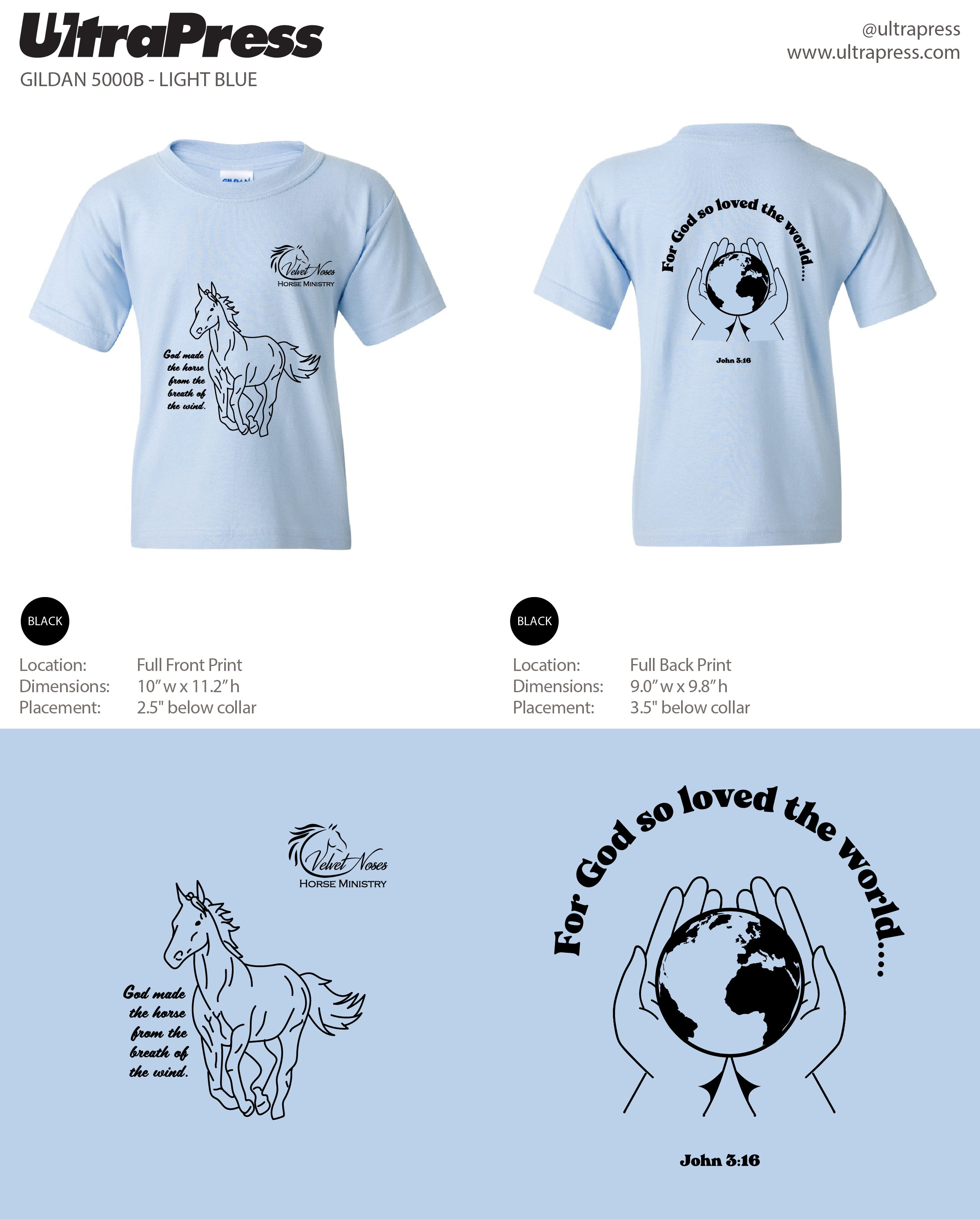 UP-SP-67351 Velvet Noses Horse Ministry 2024 - 24 Min Qty (BULK)