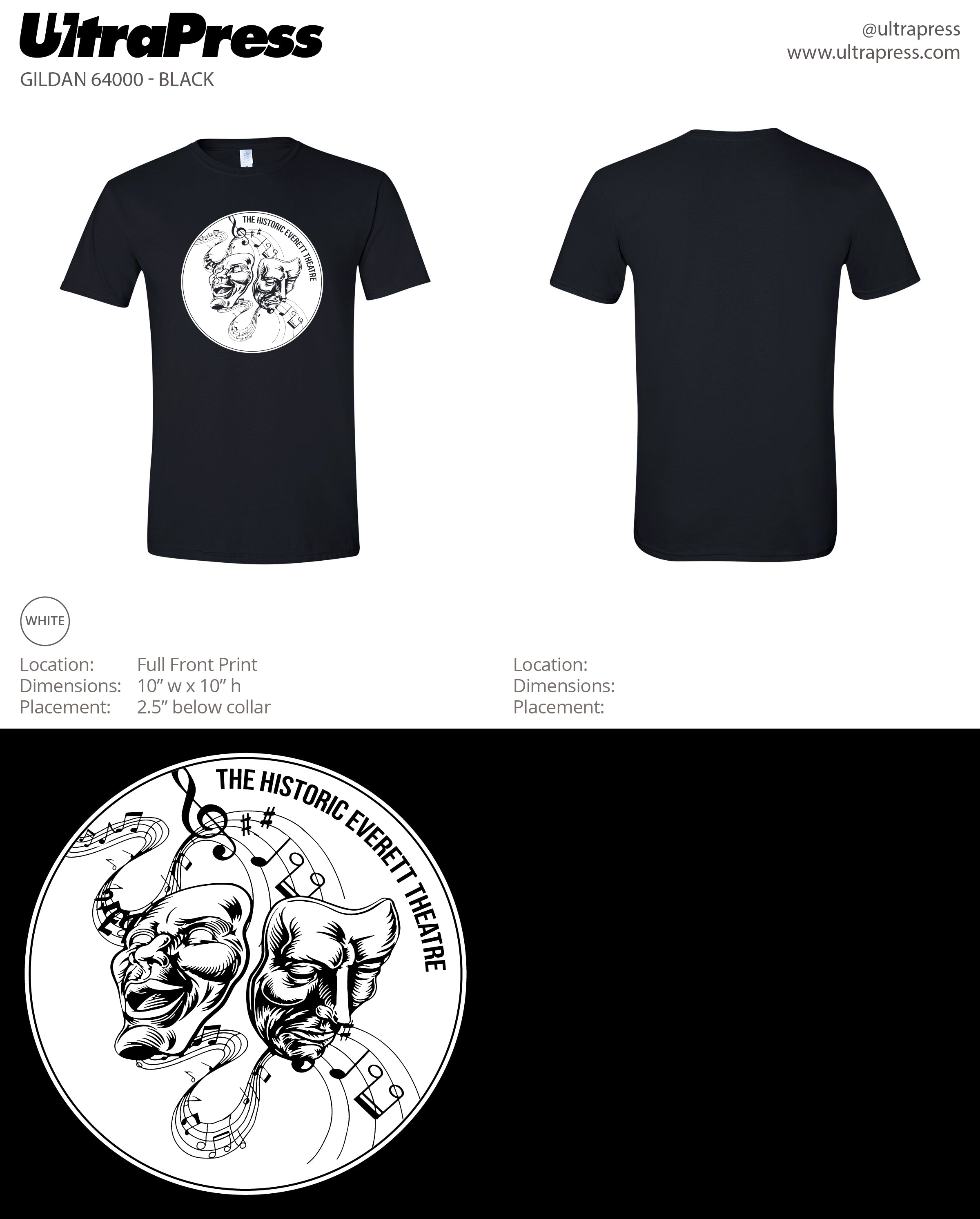 UP-SP-67365 The Historic Everett Theatre - Curt Shriner 100 Min Qty (Bulk)