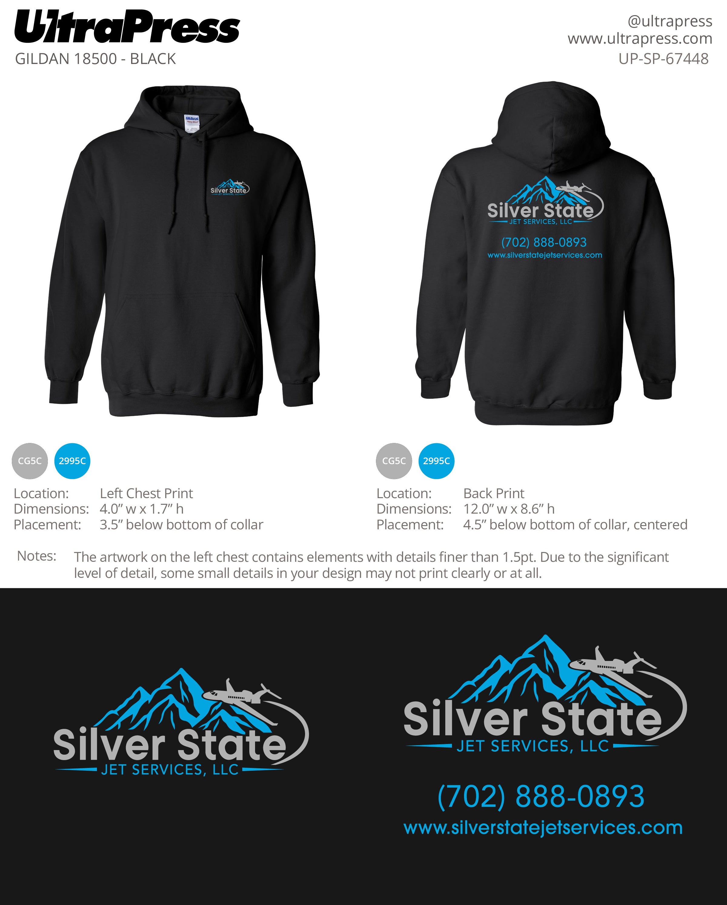 UP-SP-67448 Silver State 2024 Hoodie - Cary Caraway 24 Pieces Package (Bulk)