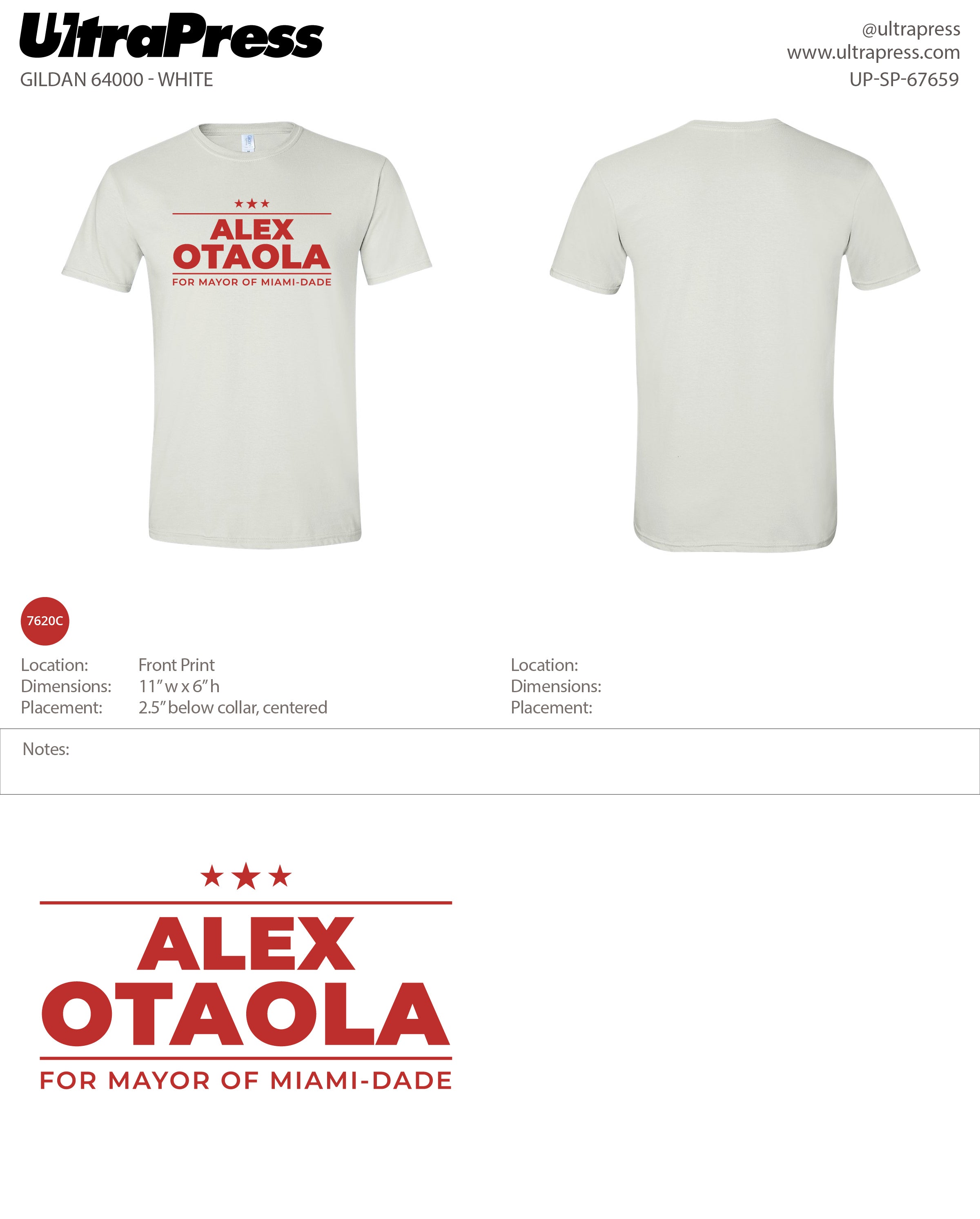 UP-SP-67659 Order 4096 - Andy Santana 100 Min Qty (Bulk)