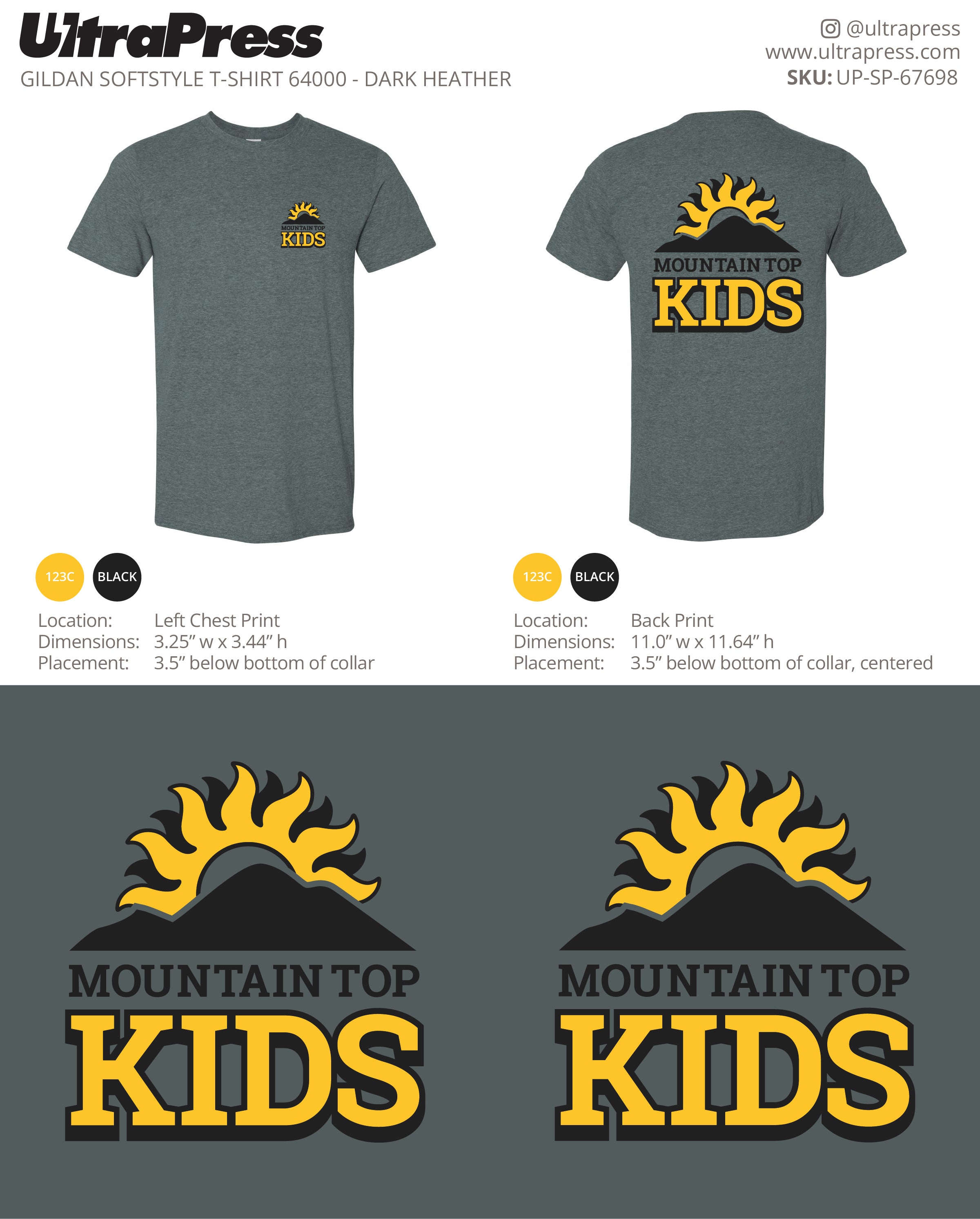 UP-SP-67698 Mountain Top Kids 2024 (2 INKS) - Victoria Kochanski 100 Min Qty (Bulk)