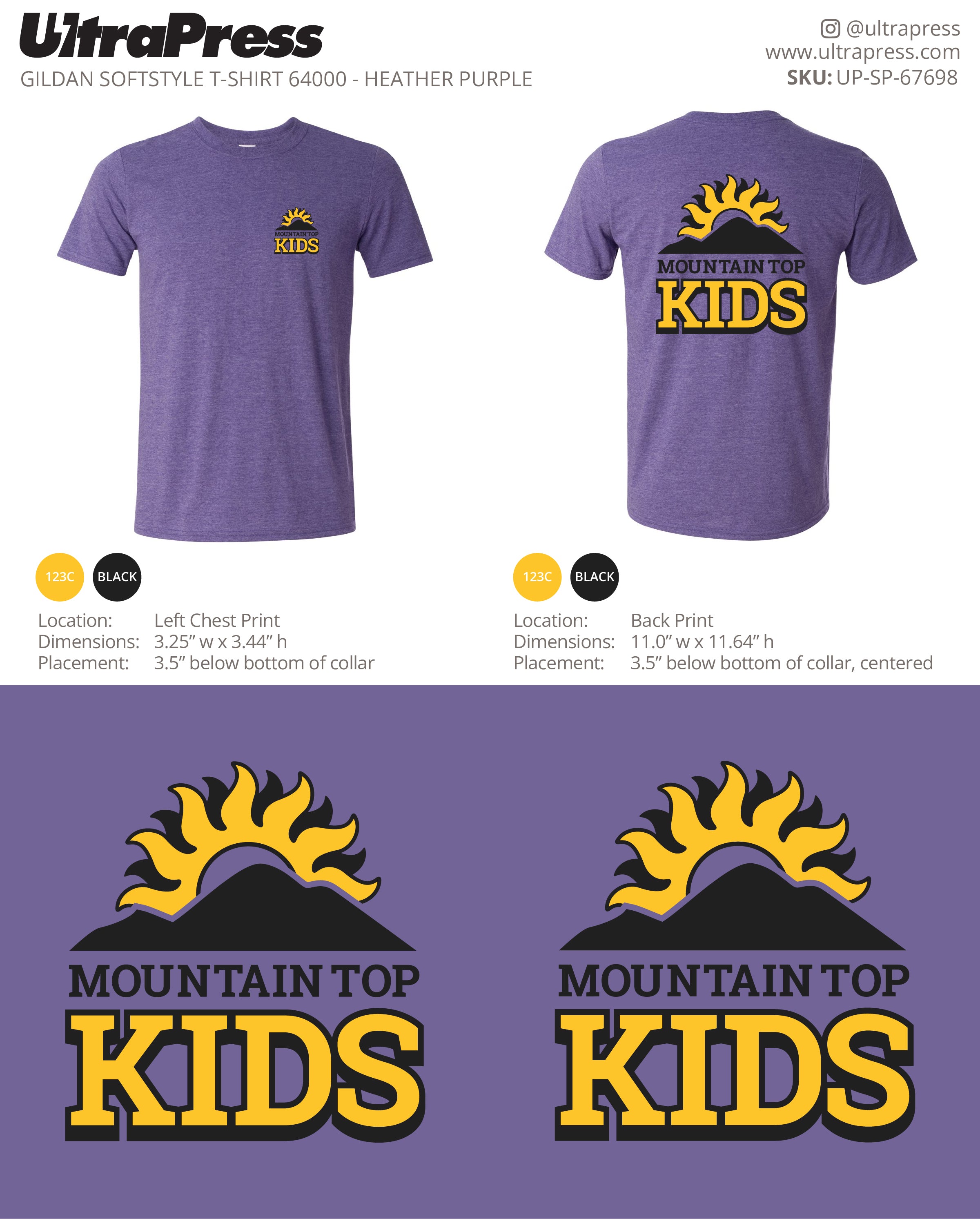 UP-SP-67698 Mountain Top Kids 2024 (2 INKS) - Victoria Kochanski 100 Min Qty (Bulk)