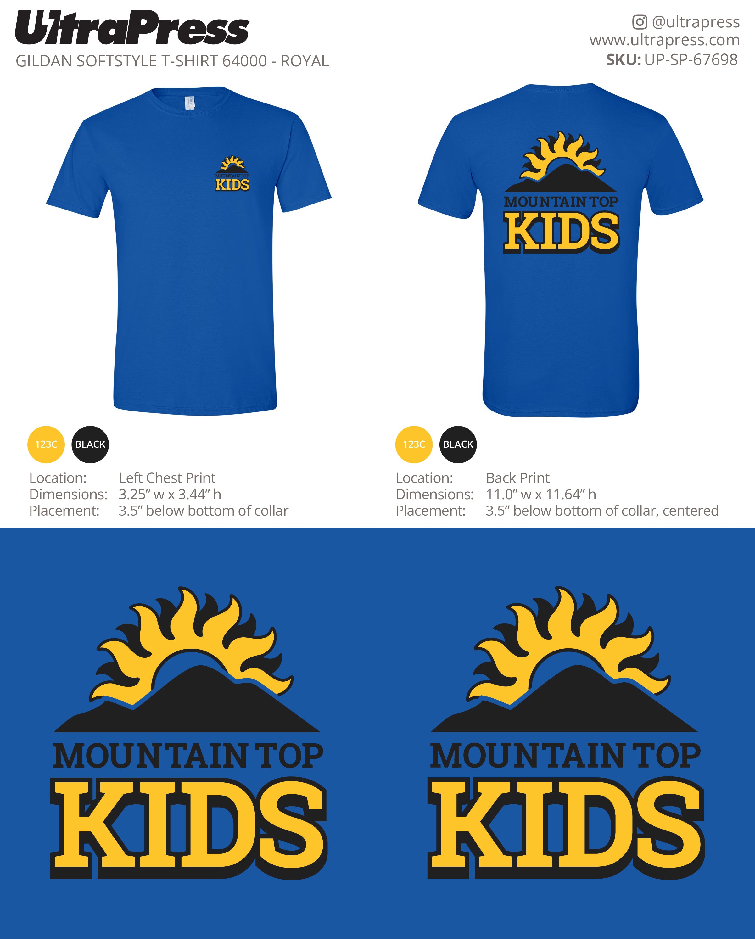 UP-SP-67698 Mountain Top Kids 2024 (2 INKS) - Victoria Kochanski 100 Min Qty (Bulk)