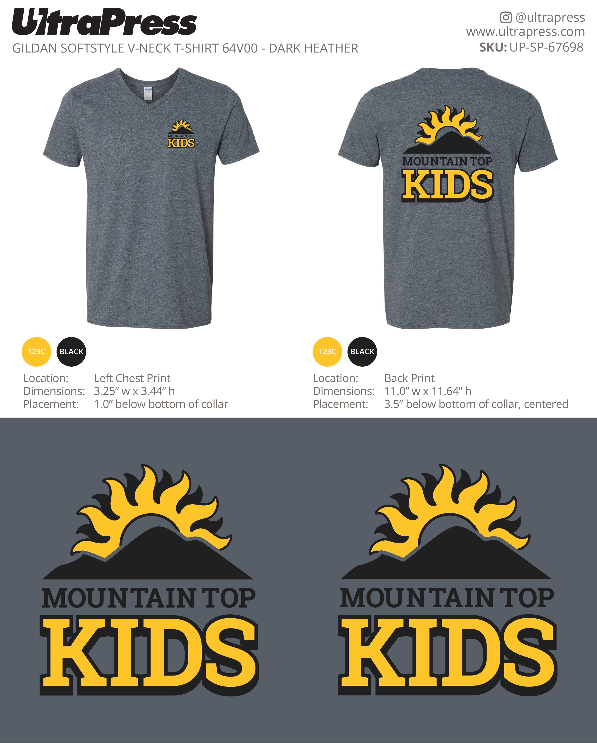 UP-SP-67698 Mountain Top Kids 2024 (2 INKS) - Victoria Kochanski 100 Min Qty (Bulk)