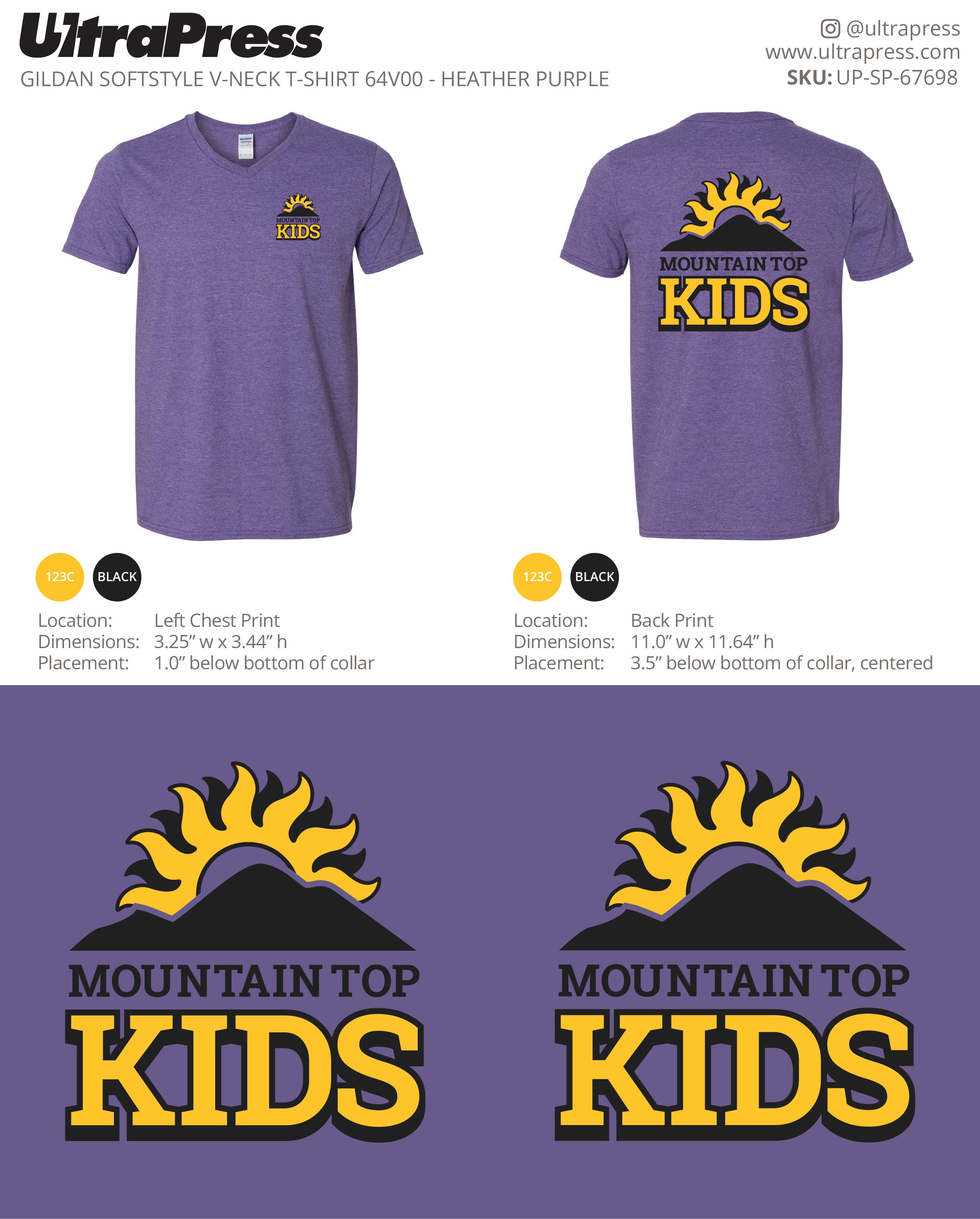 UP-SP-67698 Mountain Top Kids 2024 (2 INKS) - Victoria Kochanski 100 Min Qty (Bulk)