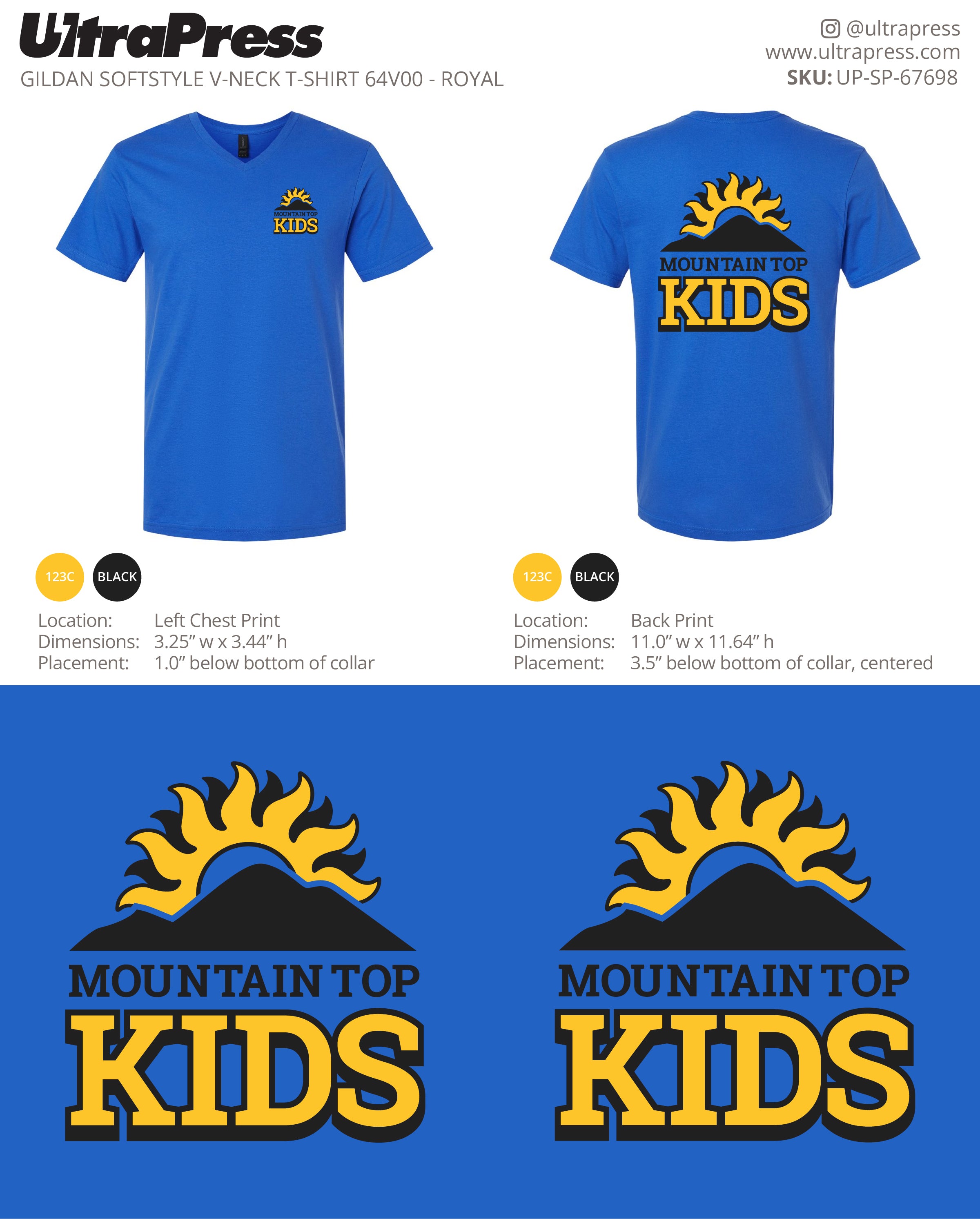 UP-SP-67698 Mountain Top Kids 2024 (2 INKS) - Victoria Kochanski 100 Min Qty (Bulk)