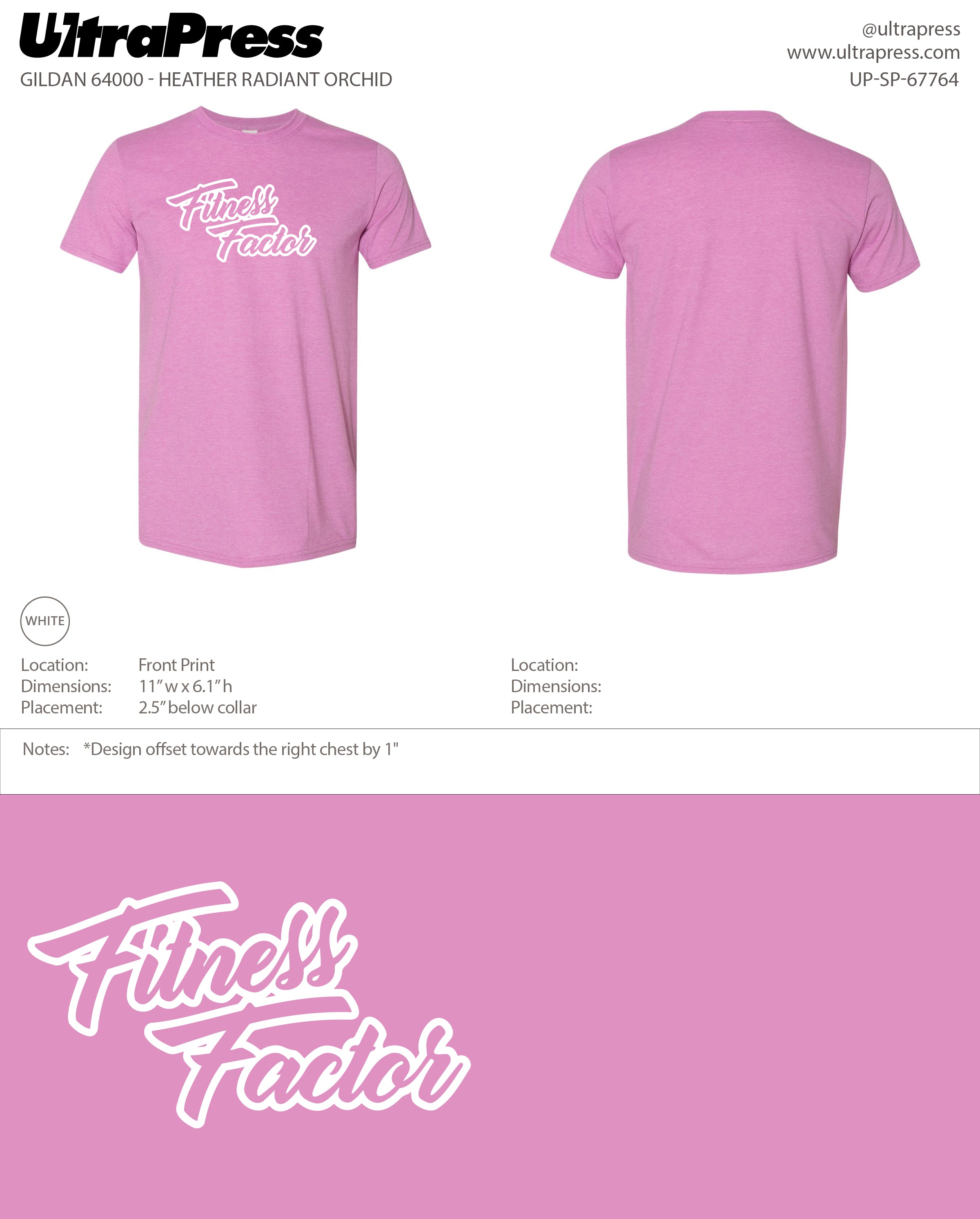 UP-SP-67764 Fitness Factor - Kevin Riddle 100 Min Qty (Bulk)