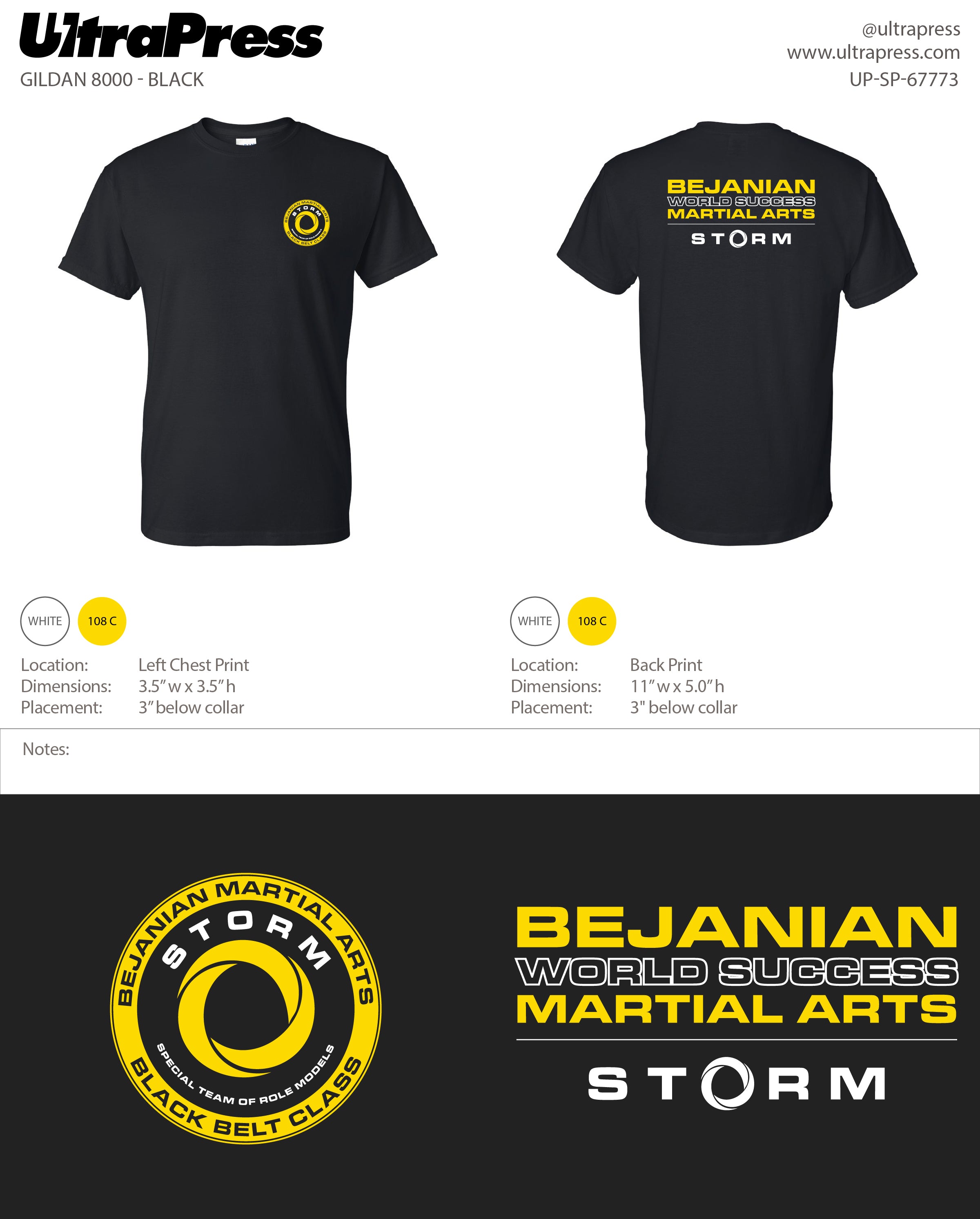 UP-SP-67773 Bejanian Martial Arts Storm - Varouj Bejanian 72 Min Qty (Bulk)