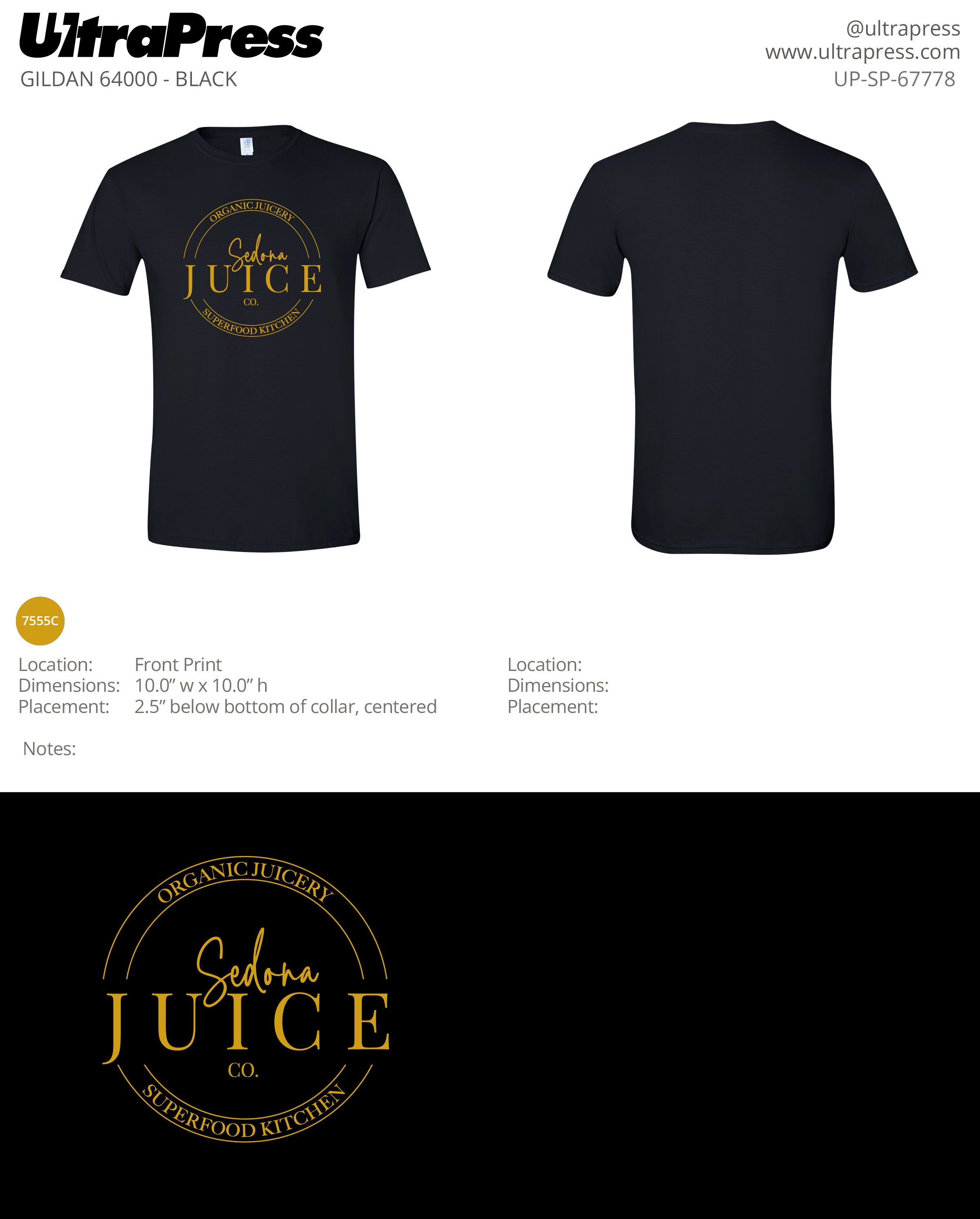 UP-SP-67778 Sedona Juice - Joe Markham 100-Piece Package (Bulk)