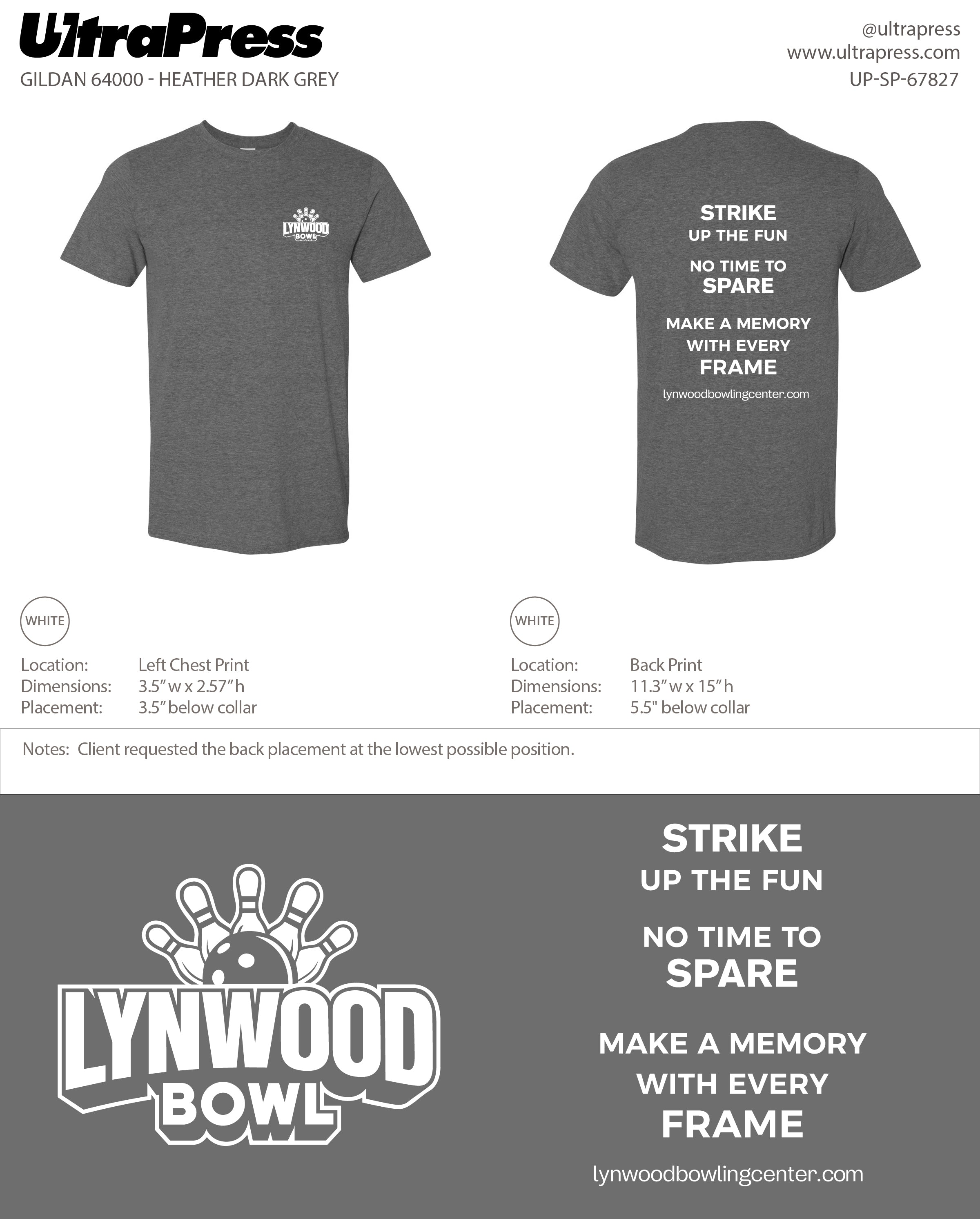 UP-SP-67827 Lynwood Bowl - Jake Hayes 100 Min Qty (Bulk)