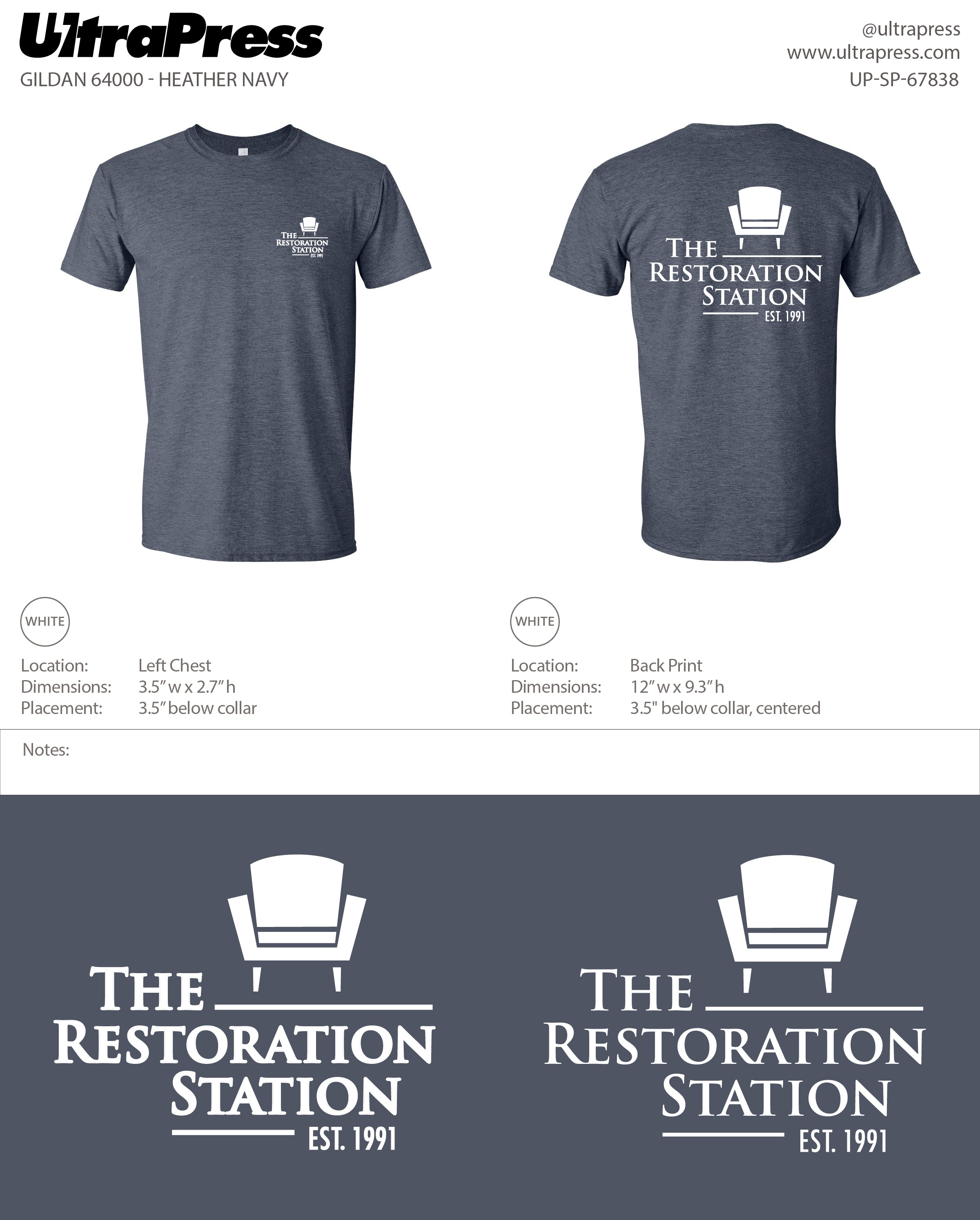 UP-SP-67838 The Restoration Station - Blaine Pinard 100 Min Qty (Bulk)