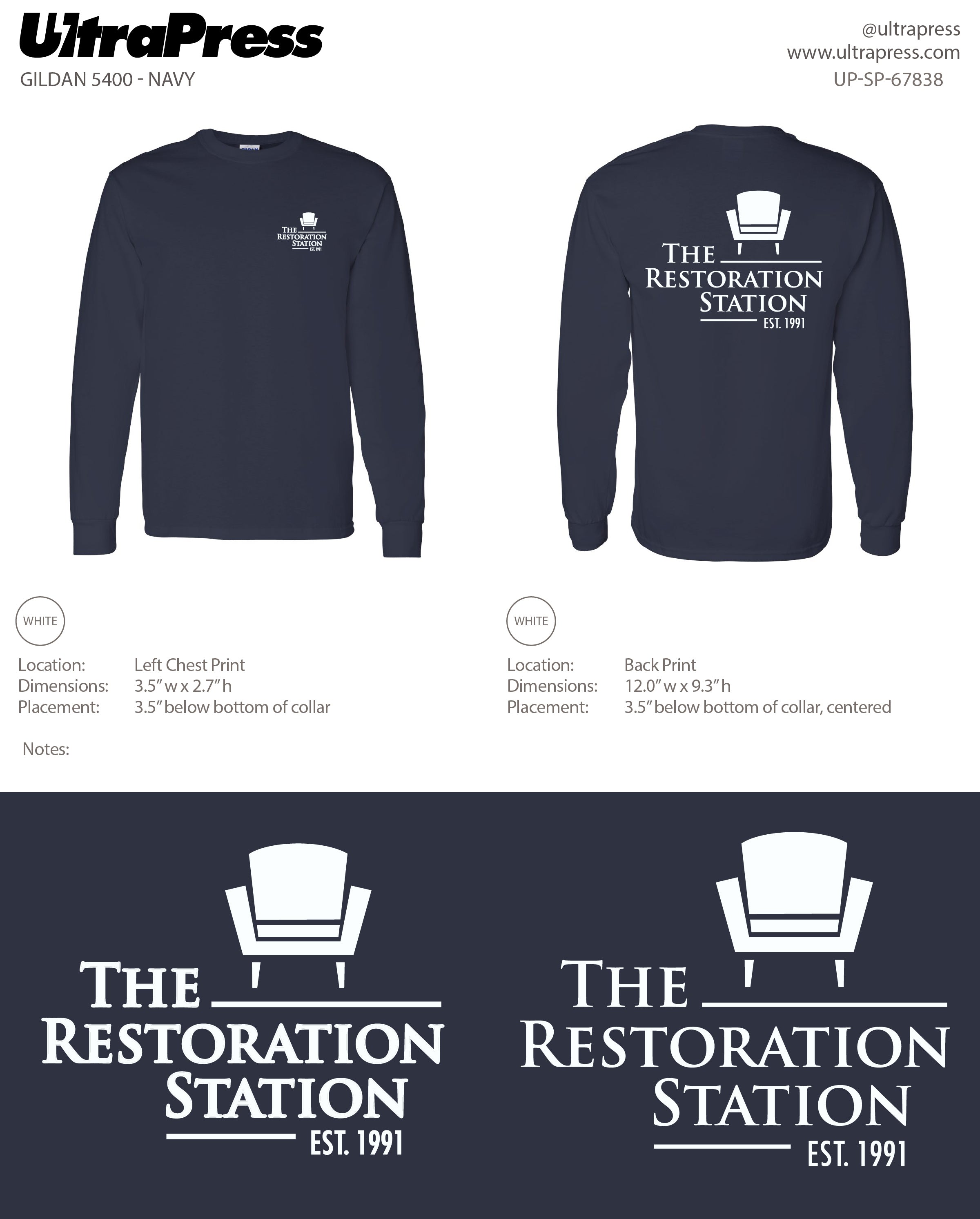 UP-SP-67838 The Restoration Station - Blaine Pinard 144 Min Qty (Bulk)