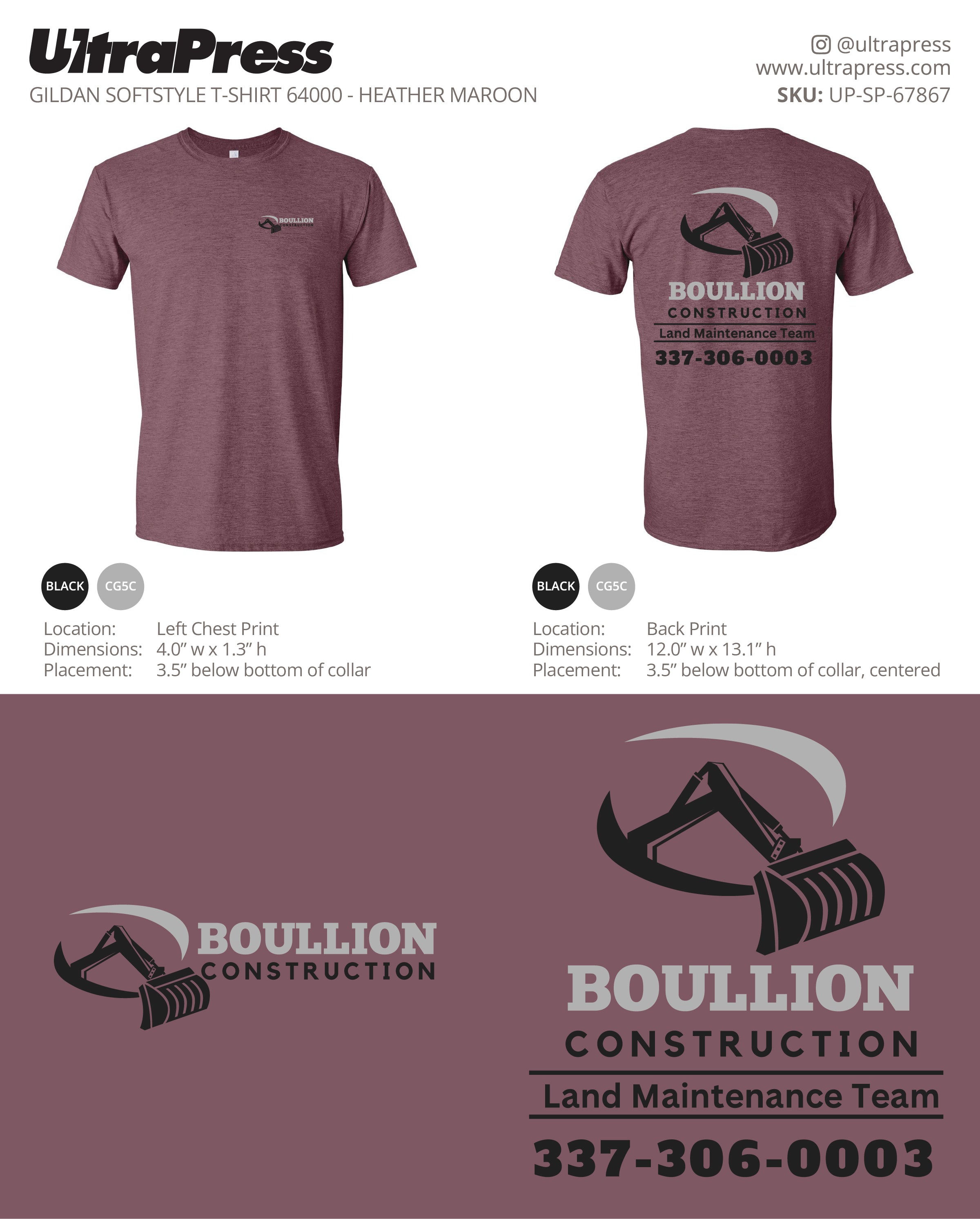 UP-SP-67867 Boullion Construction - Brandon Boullion - 100 Min Qty - Package Deal (Bulk)