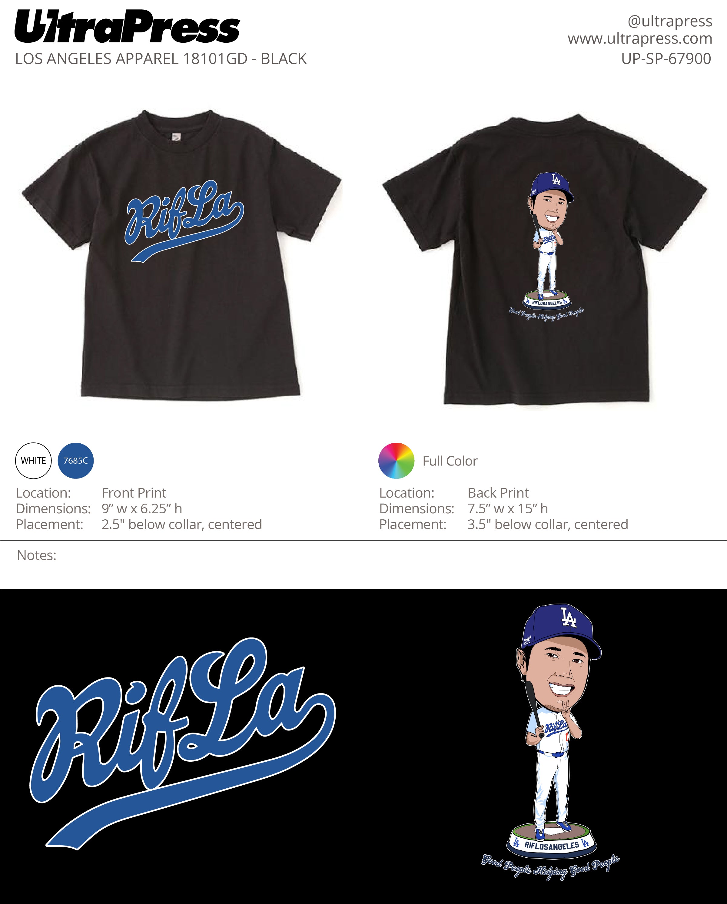 UP-SP-67900 RIFLA Shohei - Youth Garment - Ed - 24 Min Qty (Bulk)