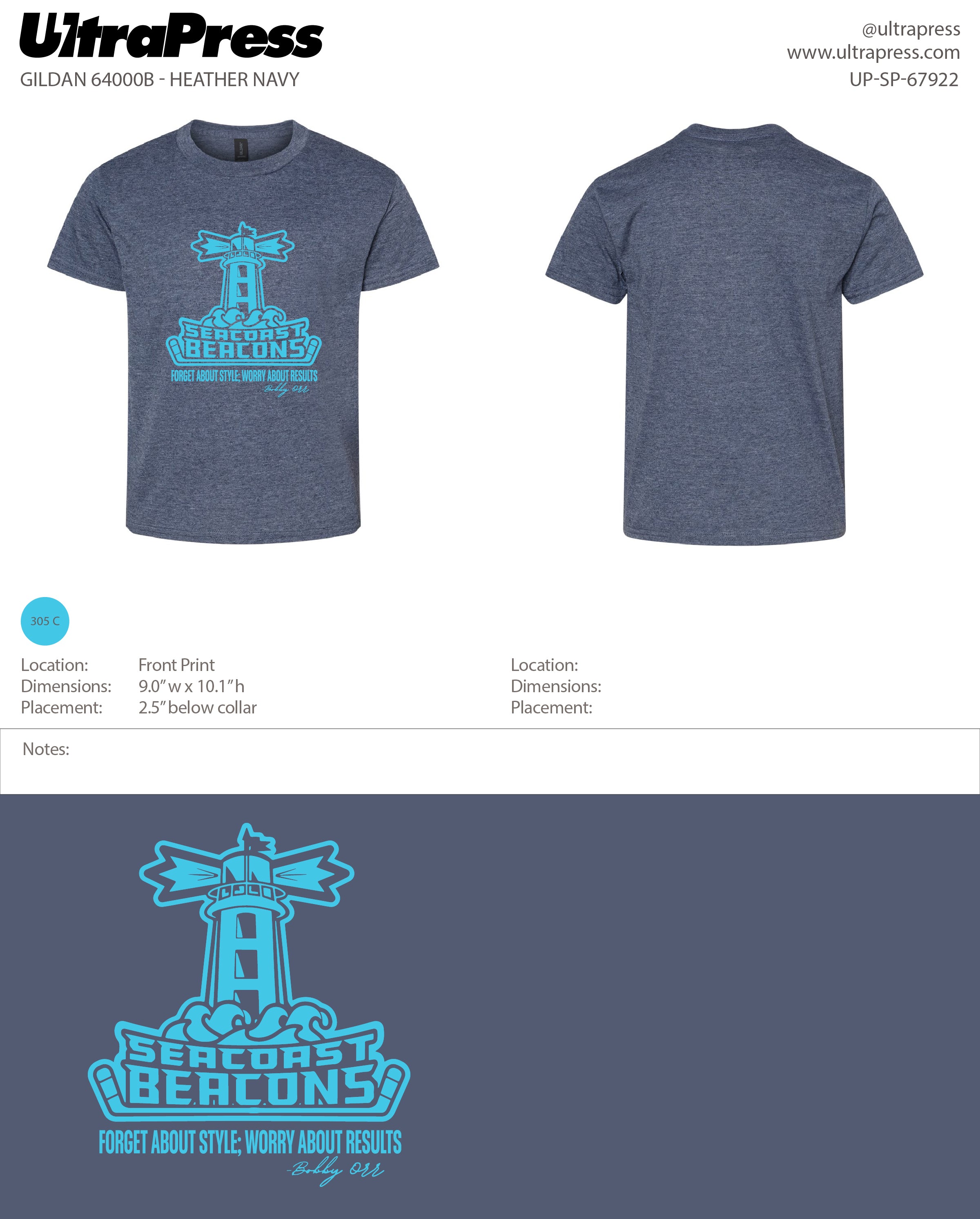 UP-SP-67922 Seacoast Beacons - B Grondin 100 Min Qty (Bulk)