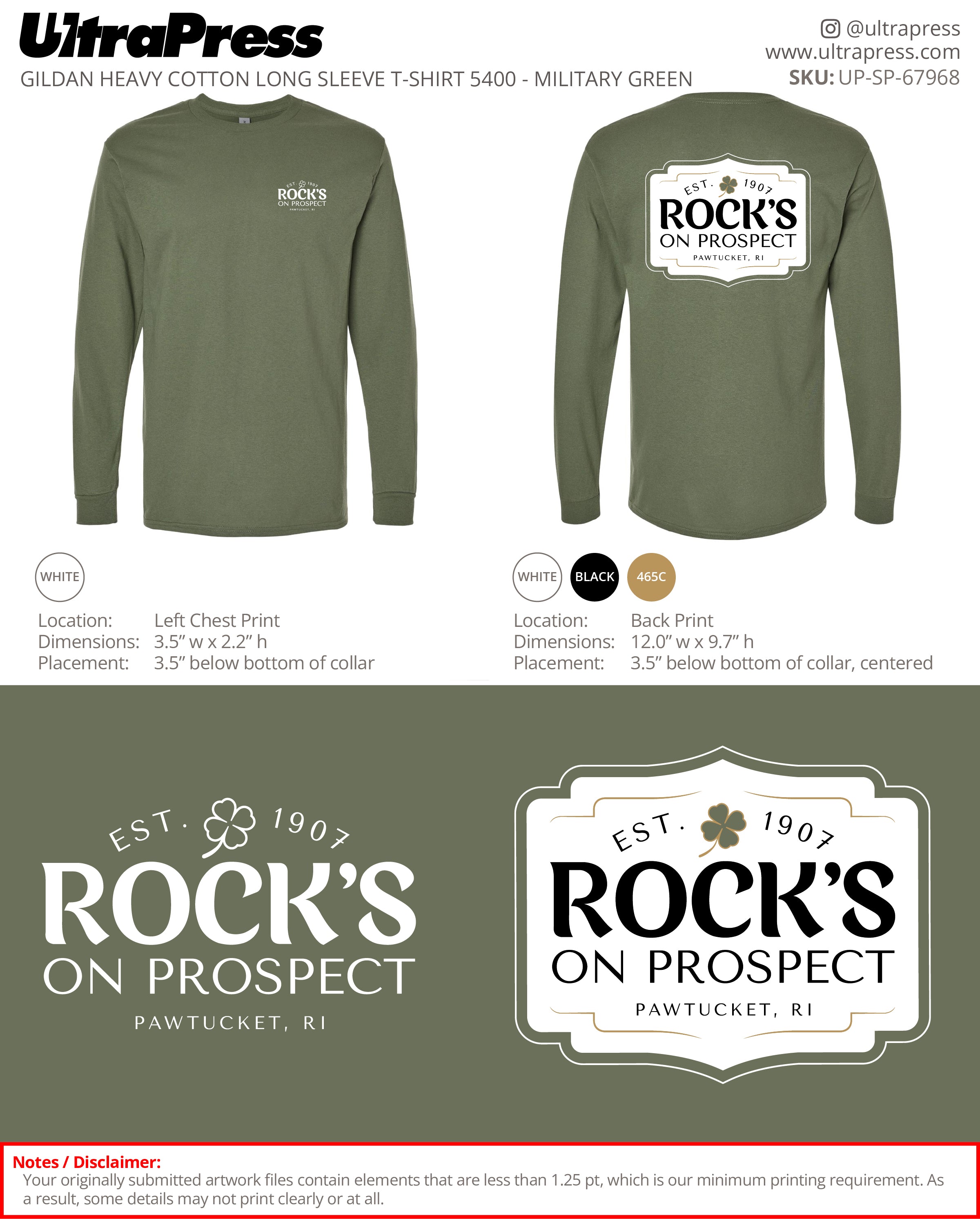 UP-SP-67968 - Paul Cabana Hoodie 24 Min Qty (Bulk)