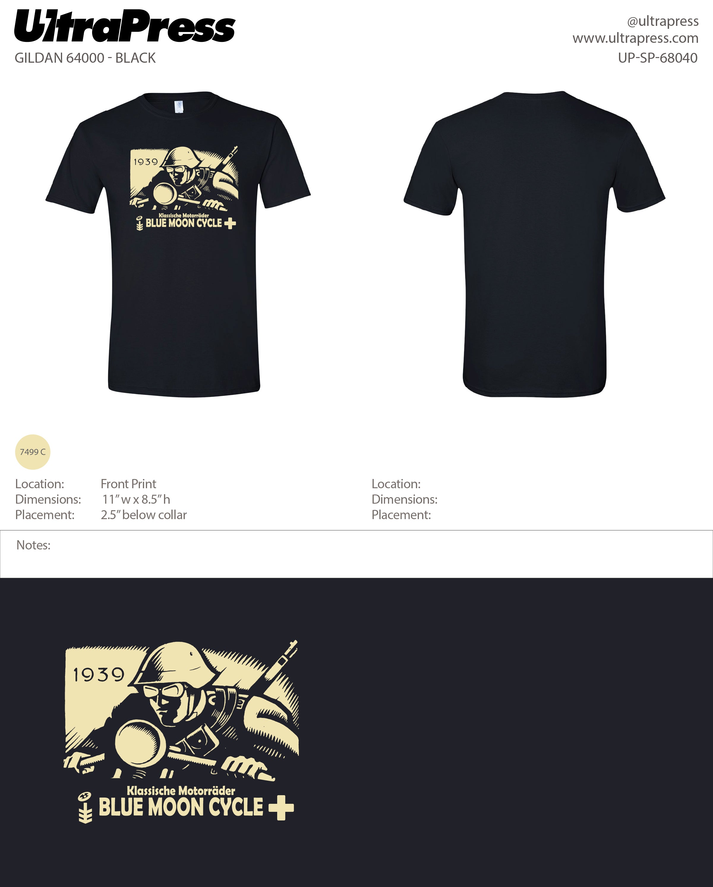 UP-SP-68040 Blue Moon Cycle - John Landstrom 100 Min Qty (Bulk)