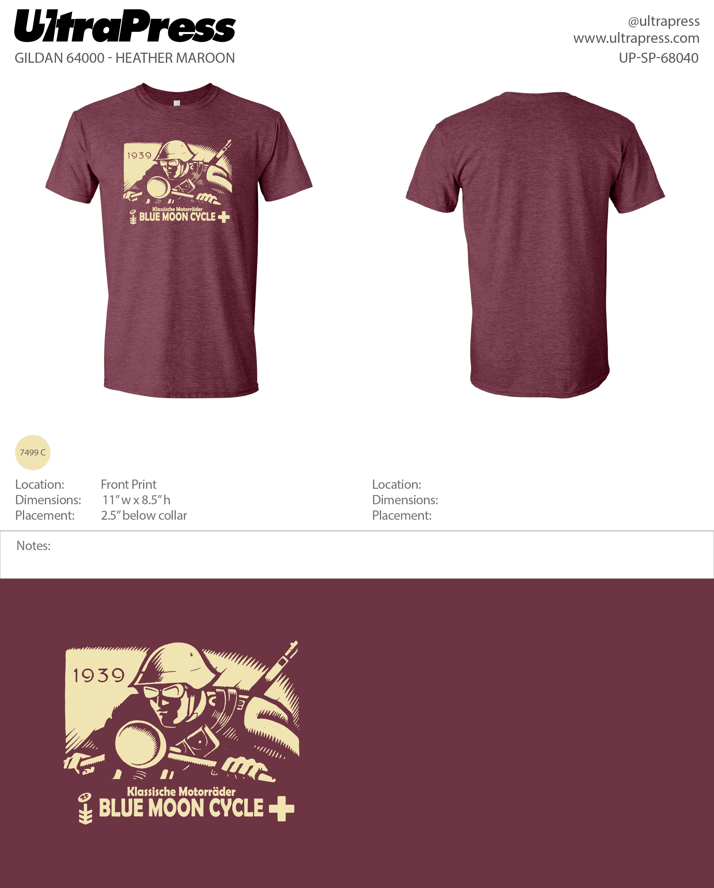 UP-SP-68040 Blue Moon Cycle - John Landstrom 100 Min Qty (Bulk)