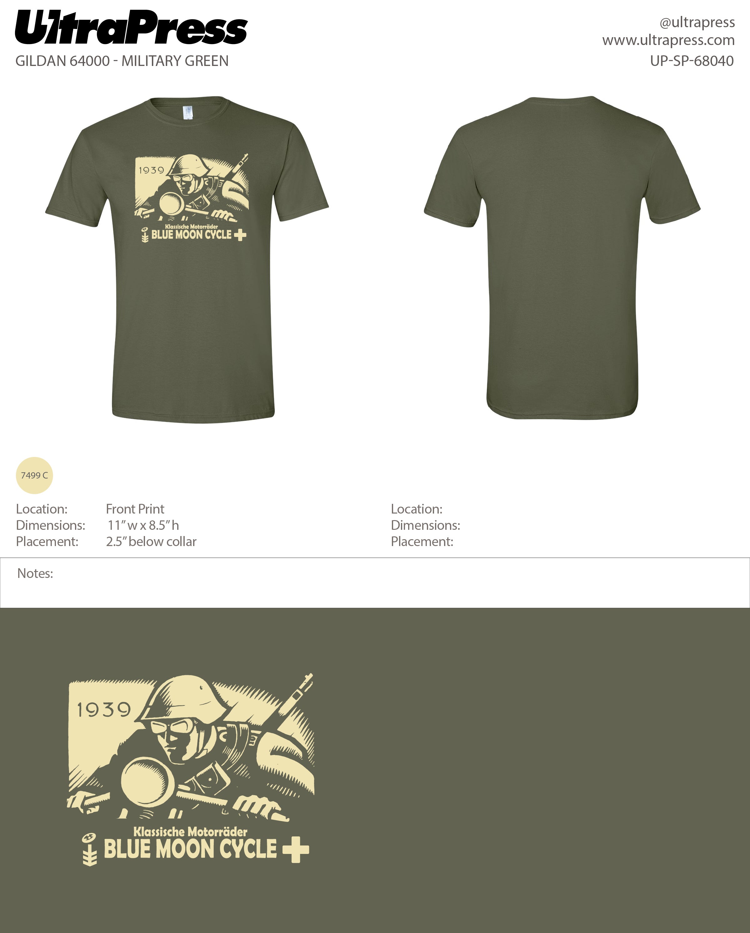 UP-SP-68040 Blue Moon Cycle - John Landstrom 100 Min Qty (Bulk)