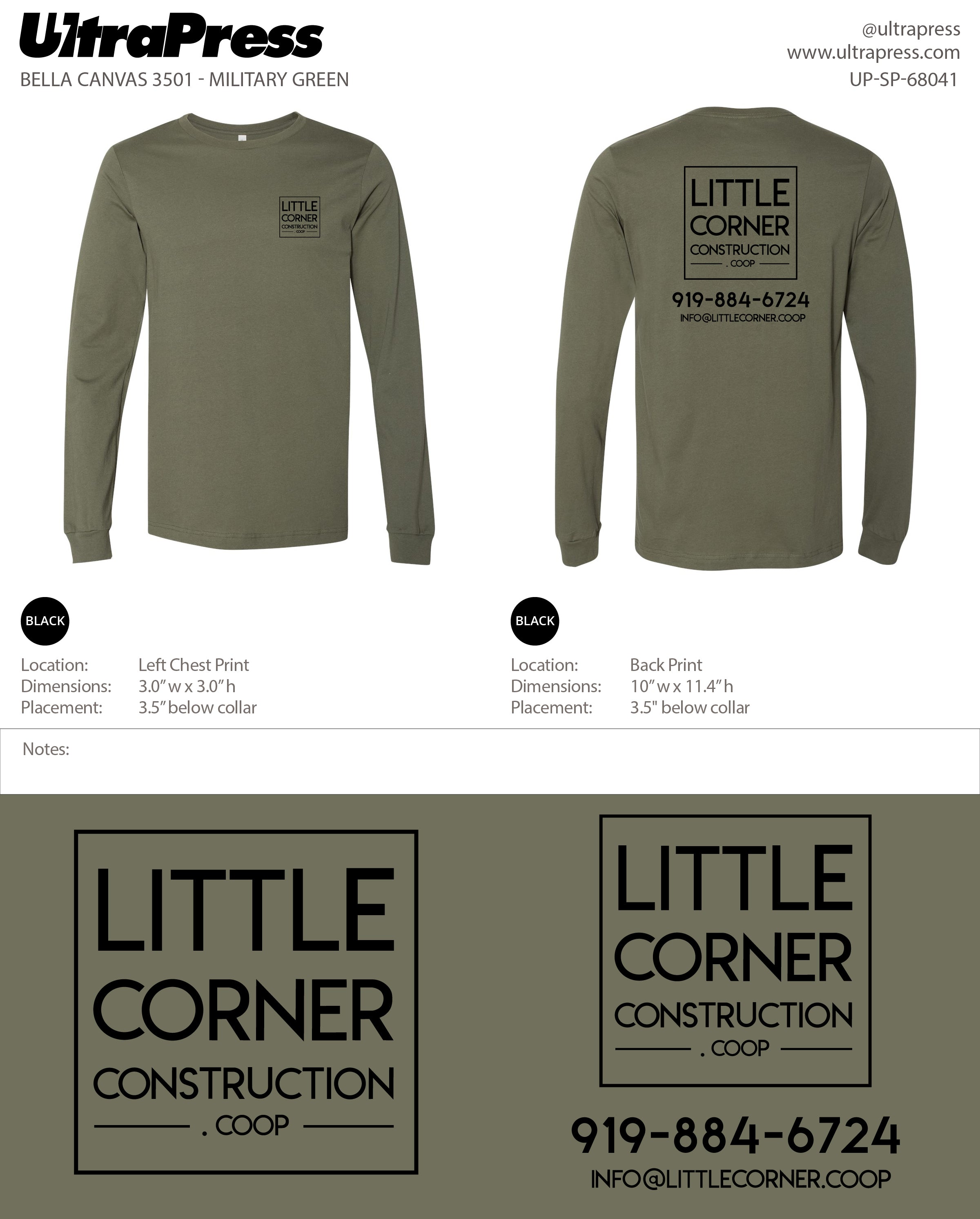 UP-SP-68041 Little Corner Construction (Black Ink) - Jasmin 24 Min Qty (Bulk)