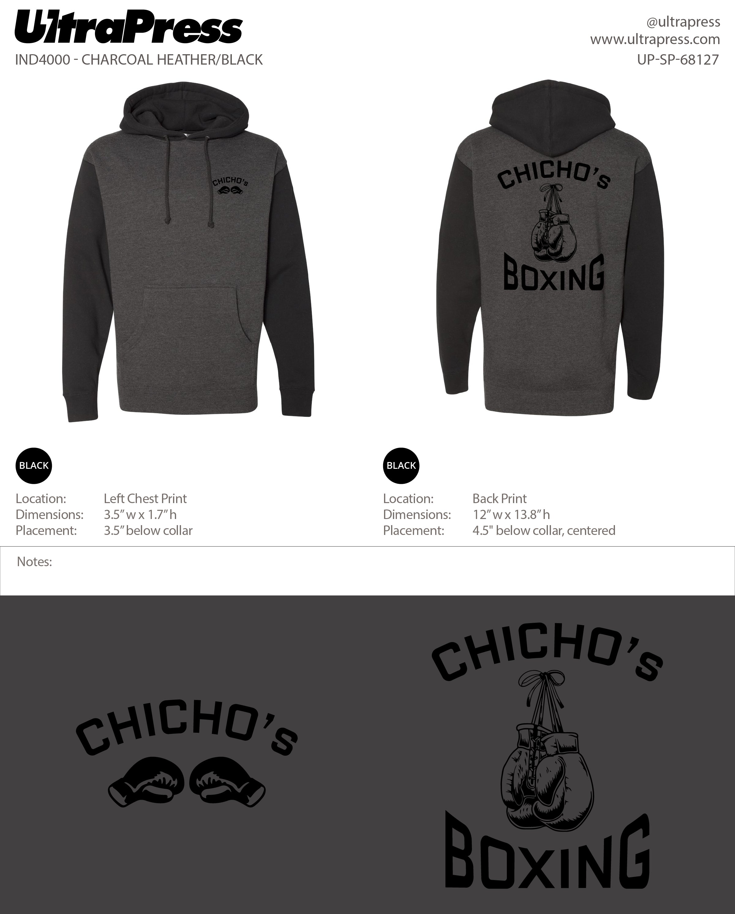 UP-SP-68127 Chicho's Boxing - Alex Reluzco 24 Min Qty (Bulk)