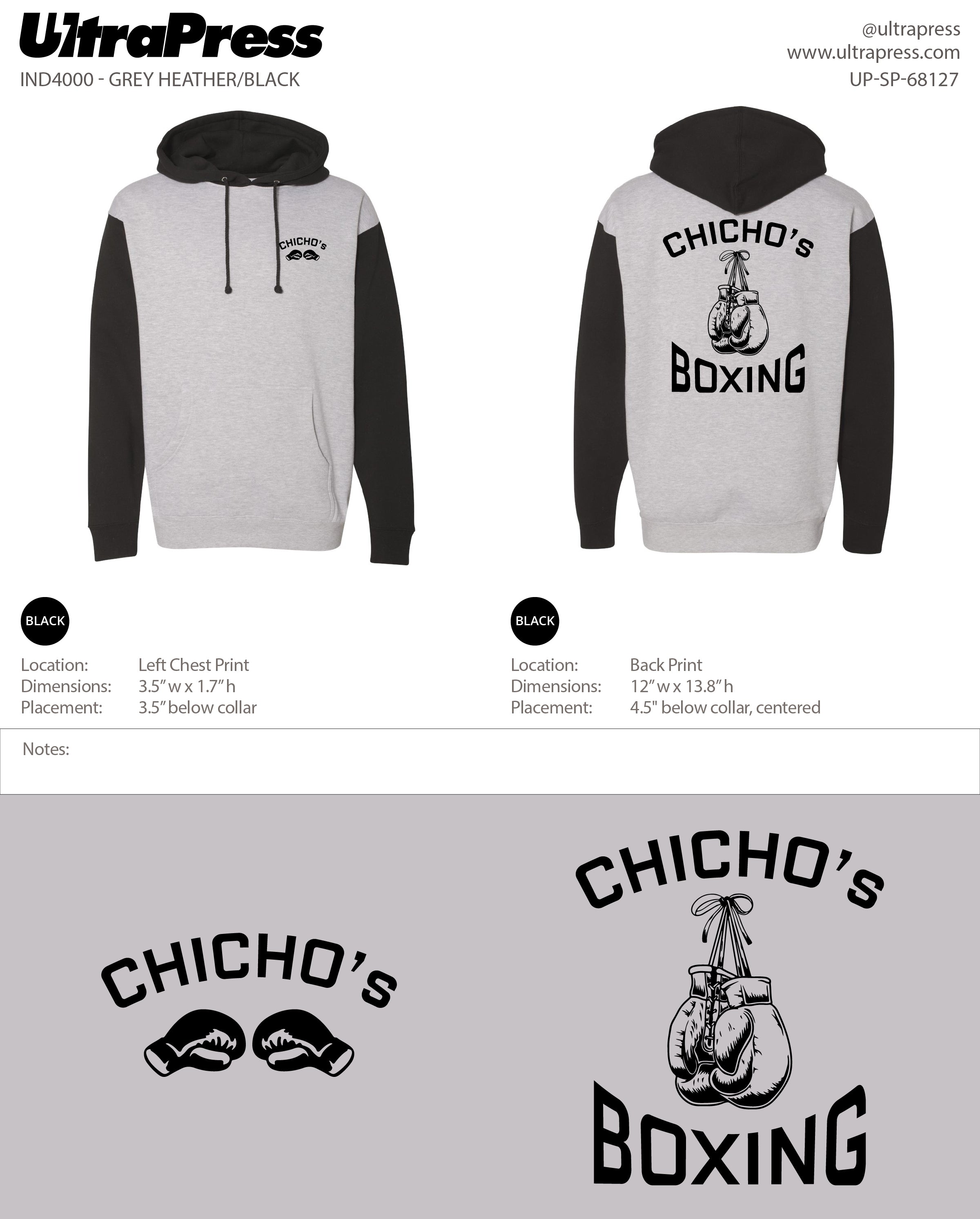 UP-SP-68127 Chicho's Boxing - Alex Reluzco 24 Min Qty (Bulk)