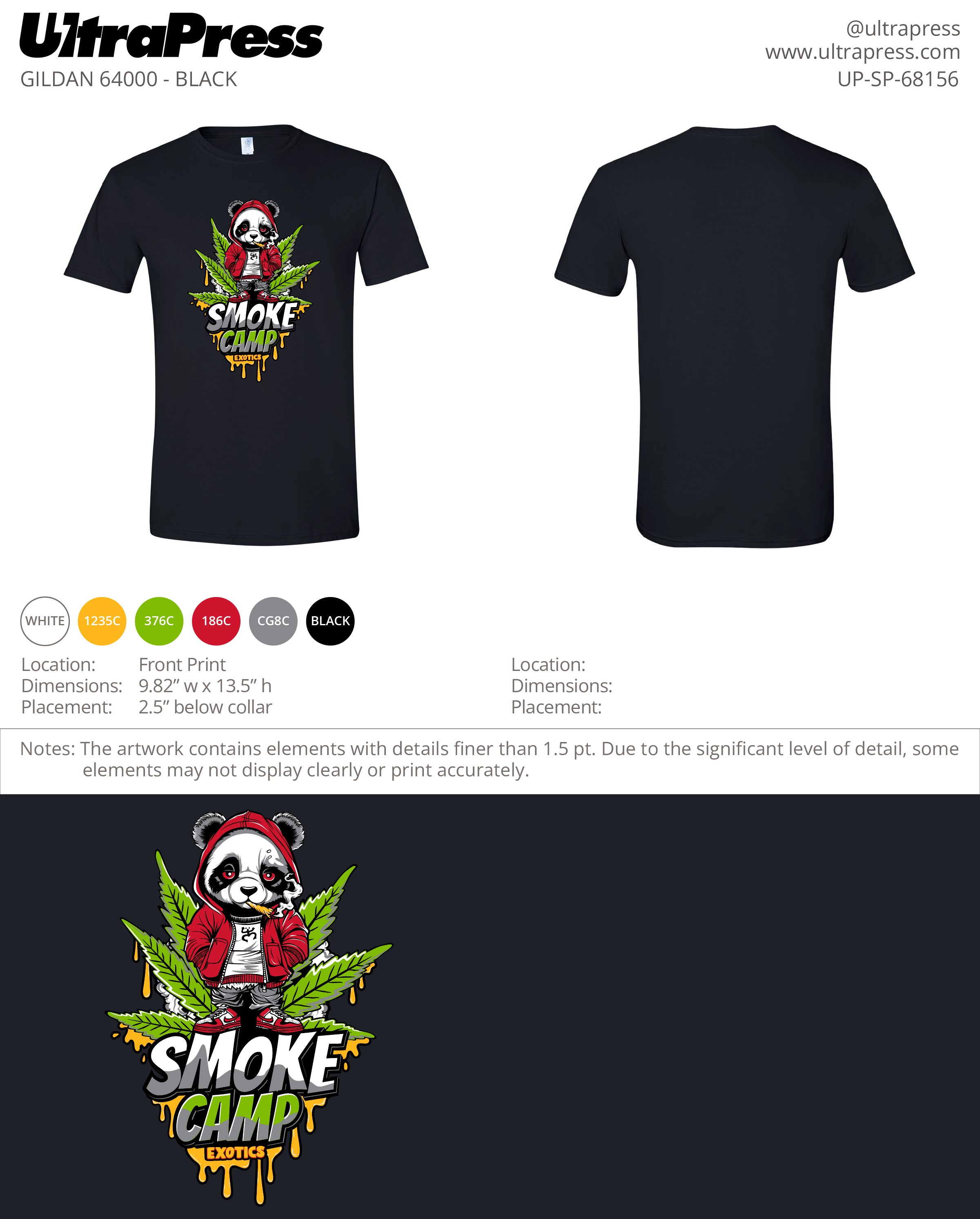 UP-SP-68156 Smoke Camp - Rafael Cortez 100 Min Qty (Bulk)