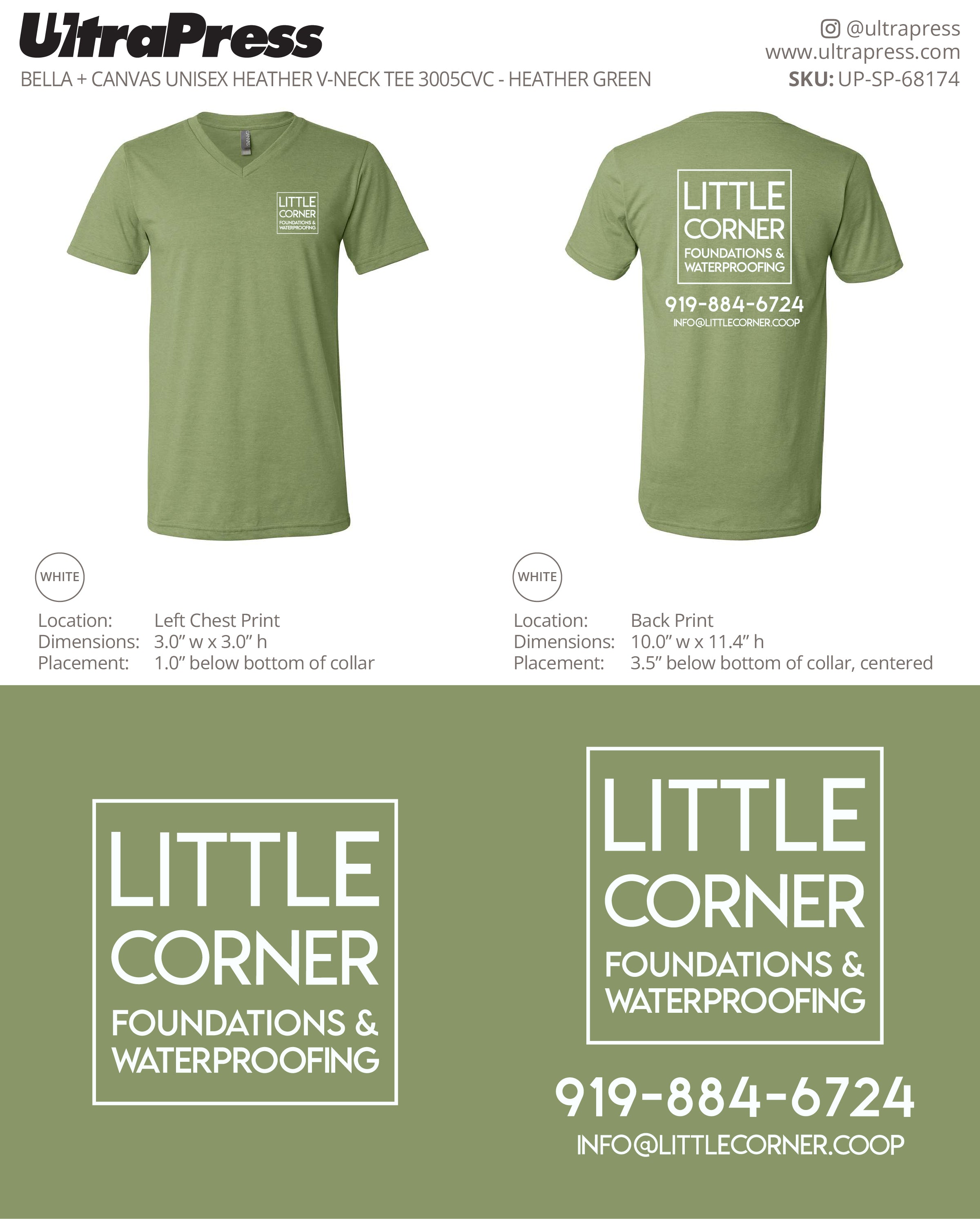 UP-SP-68174 Little Corner Foundations & Waterproofing (White Ink) 24 Min Qty (Bulk)