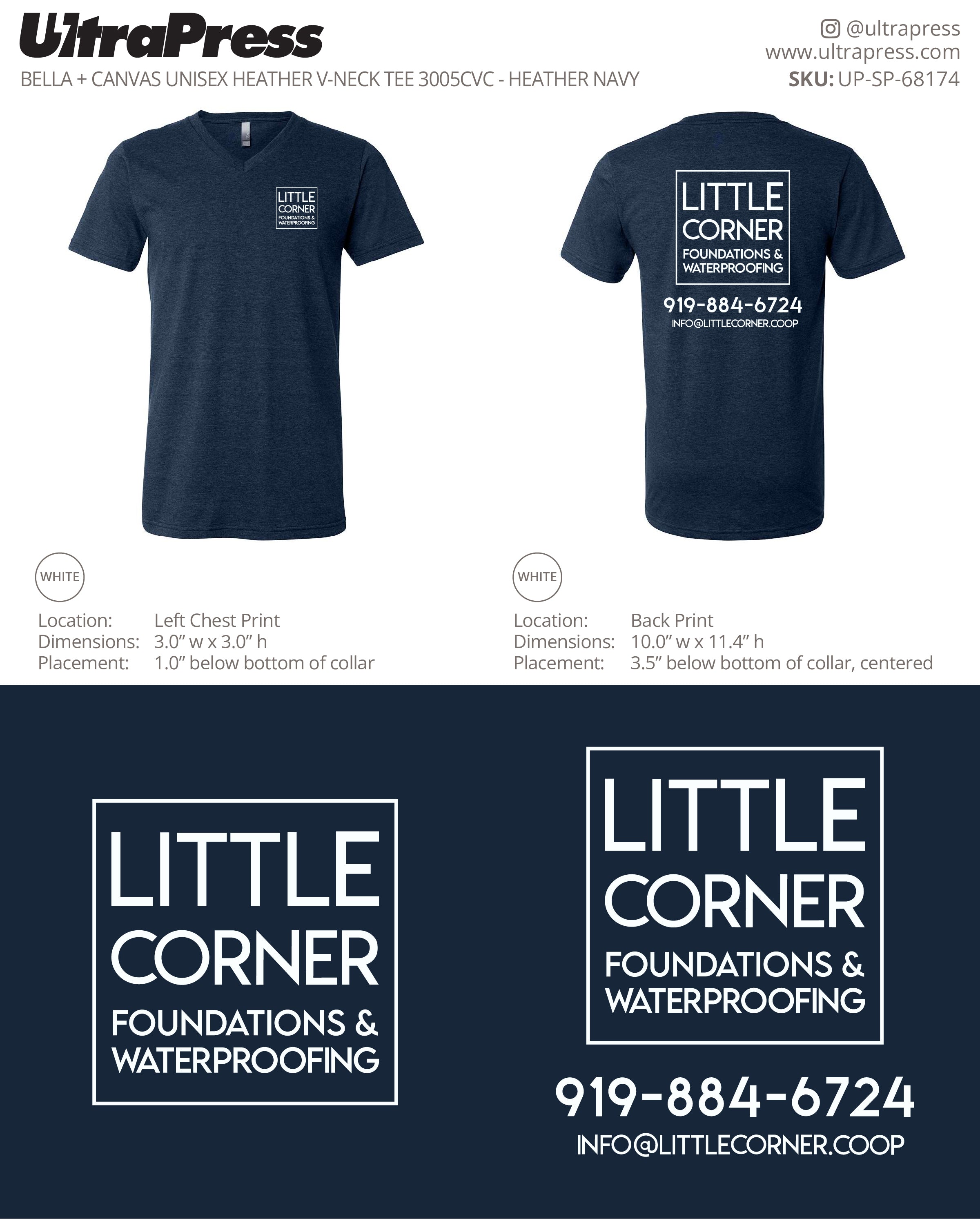 UP-SP-68174 Little Corner Foundations & Waterproofing (White Ink) 24 Min Qty (Bulk)