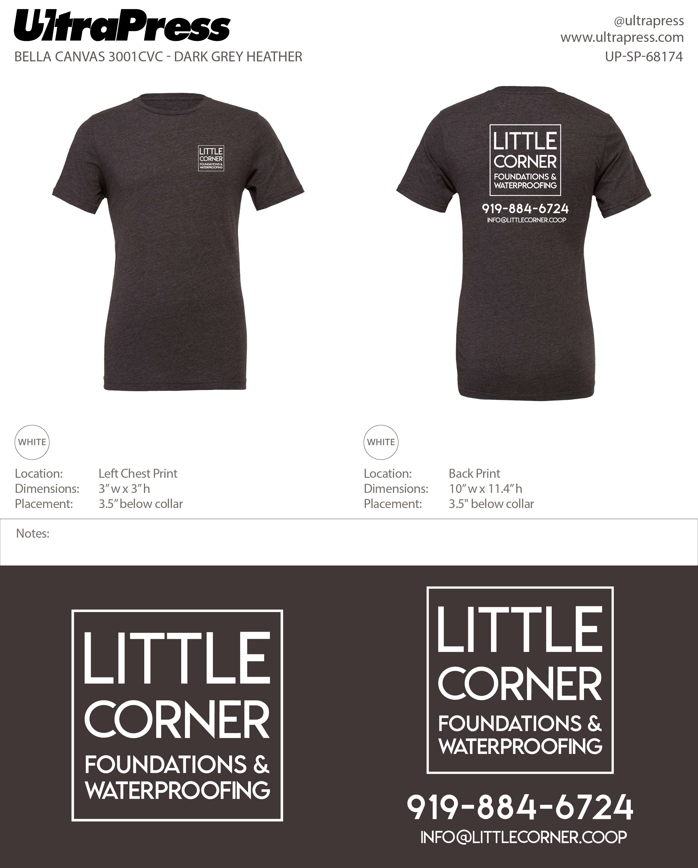 UP-SP-68174 Little Corner Foundations & Waterproofing (White Ink) - Jasmine 24 Min Qty (Bulk)