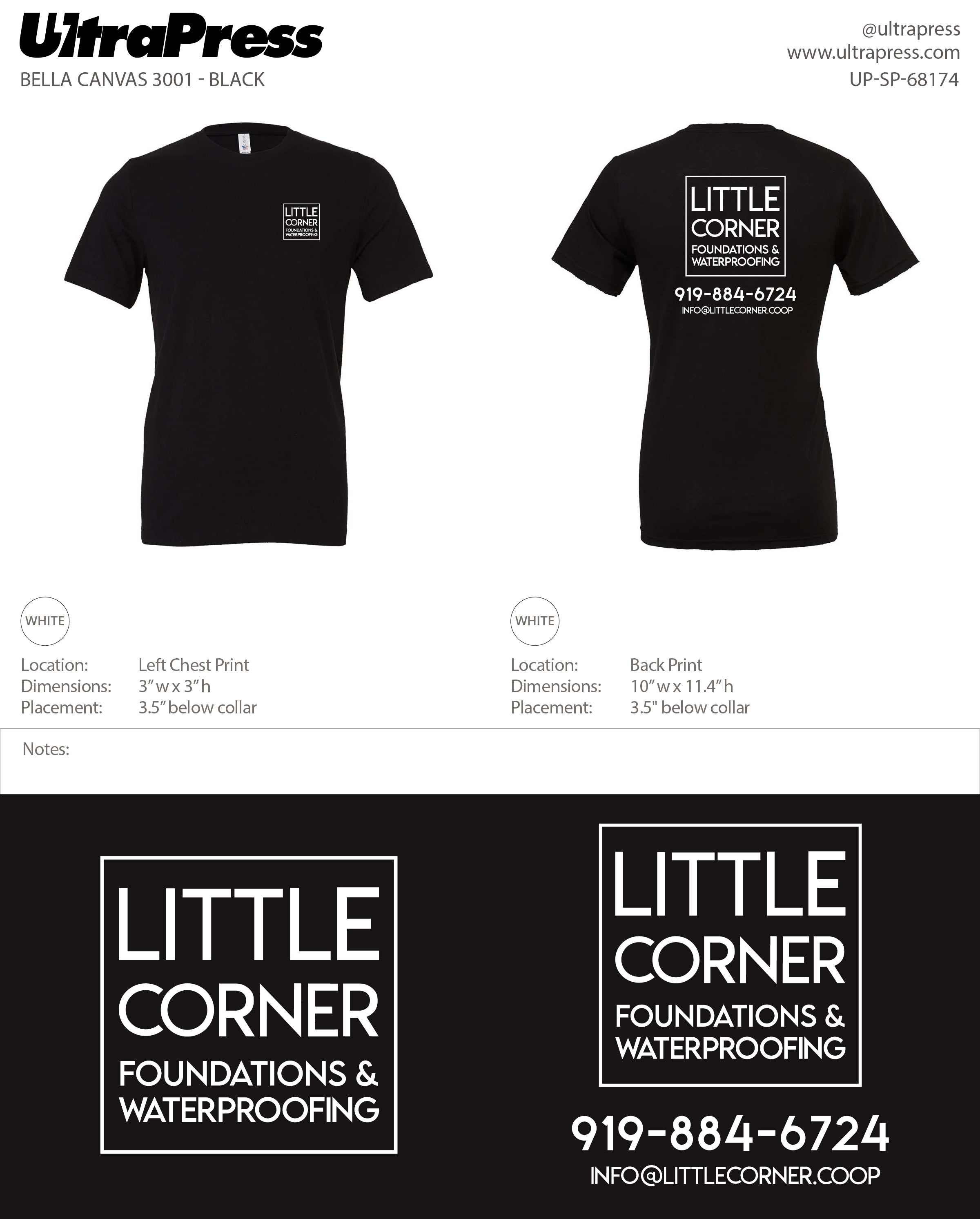 UP-SP-68174 Little Corner Foundations & Waterproofing (White Ink) - Jasmine 24 Min Qty (Bulk)